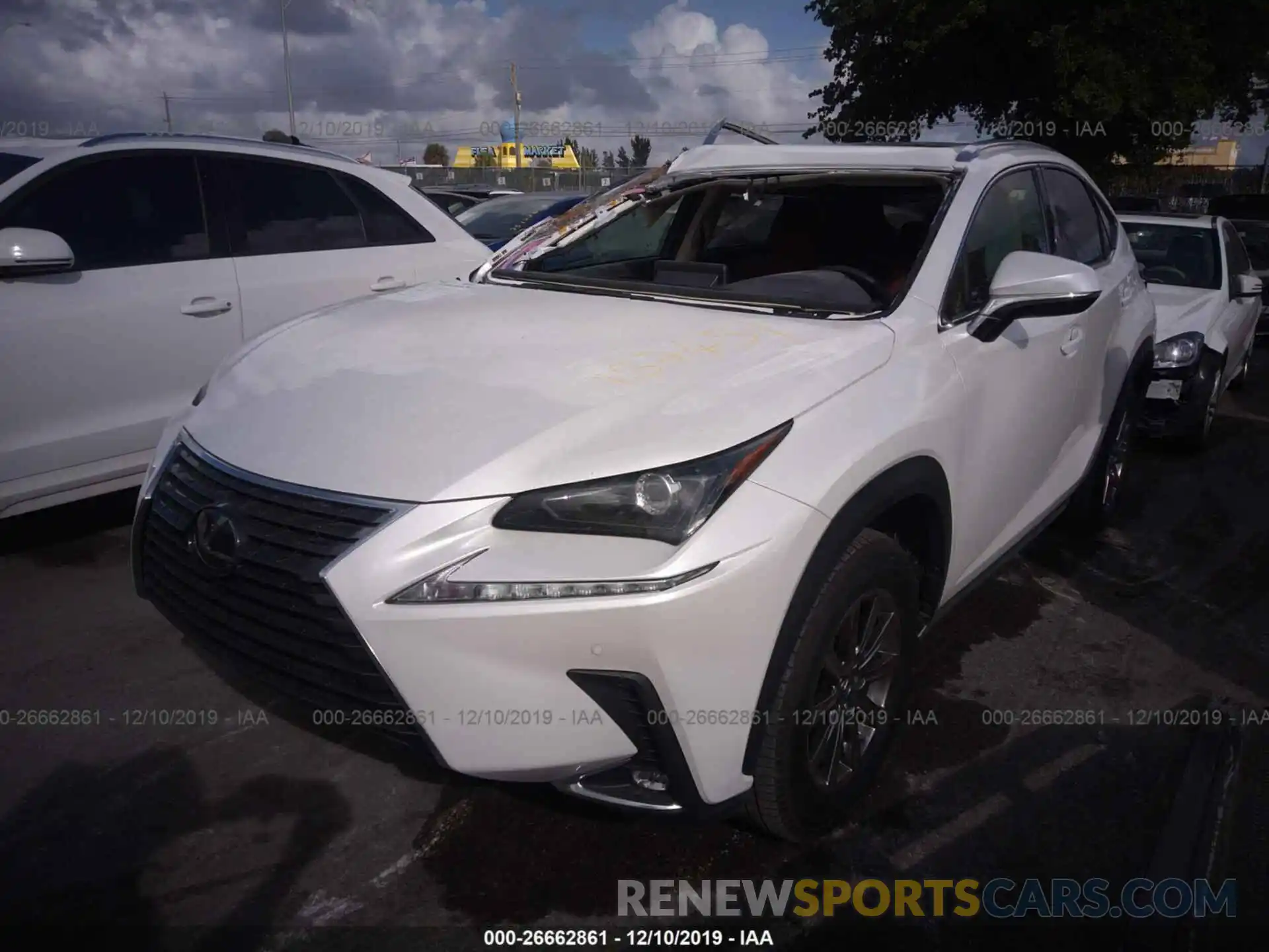 2 Фотография поврежденного автомобиля JTJYARBZ9K2157451 LEXUS NX 2019