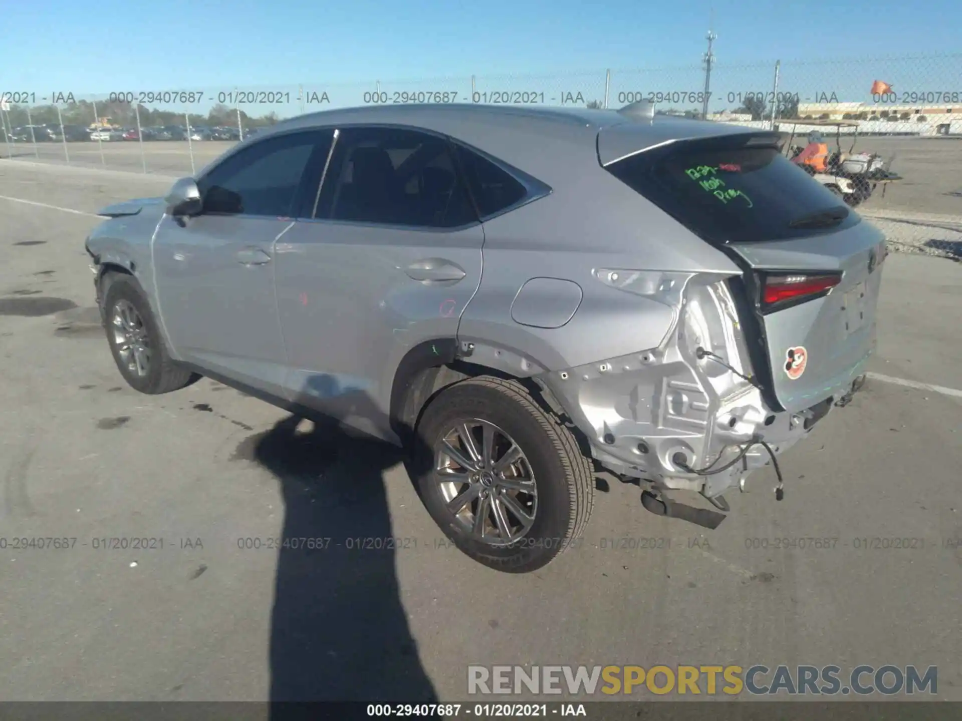 3 Photograph of a damaged car JTJYARBZ9K2158177 LEXUS NX 2019