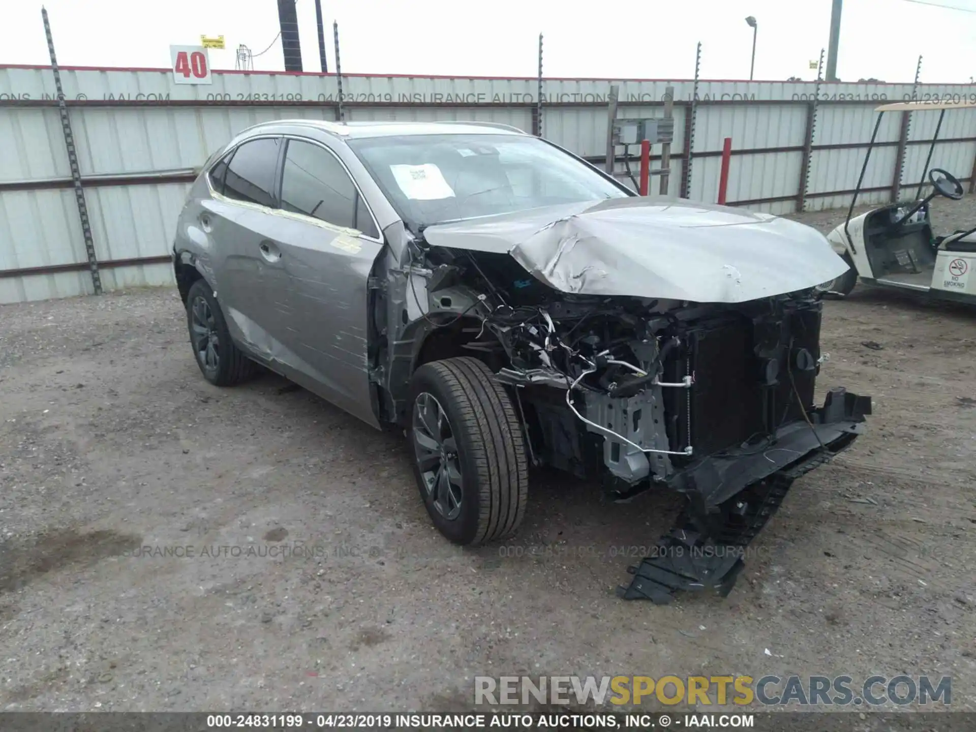 1 Photograph of a damaged car JTJYARBZXK2117041 LEXUS NX 2019