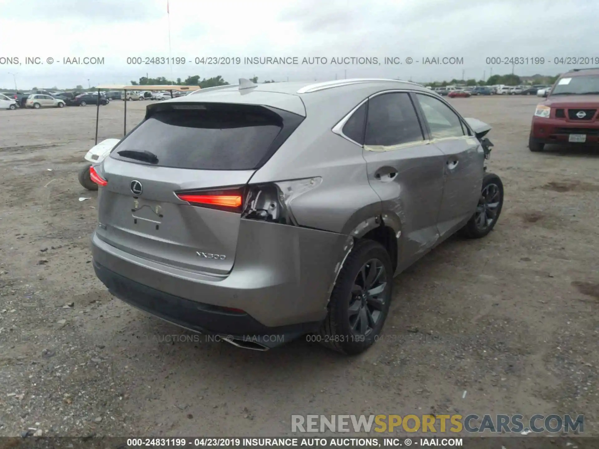 4 Фотография поврежденного автомобиля JTJYARBZXK2117041 LEXUS NX 2019