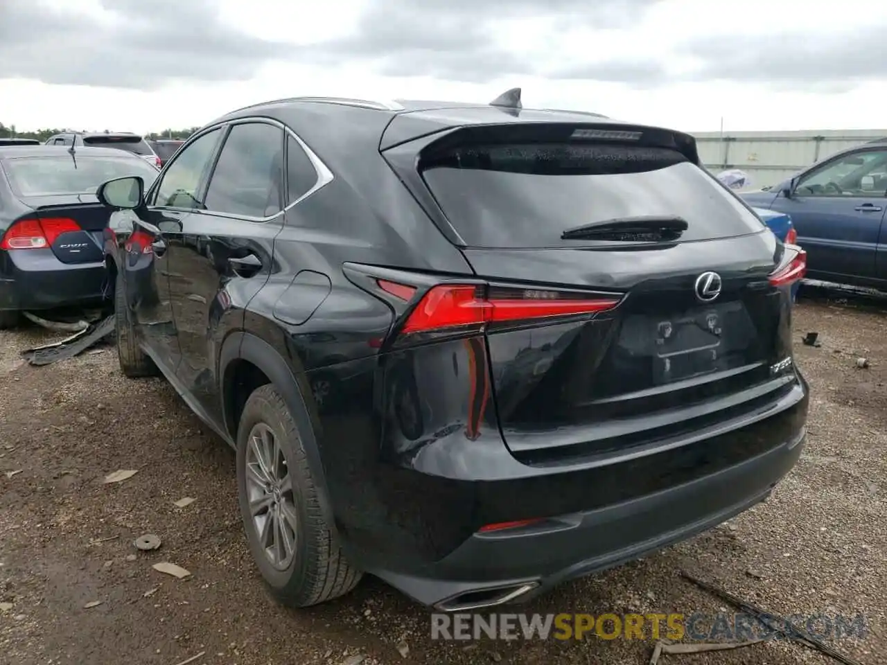 3 Фотография поврежденного автомобиля JTJYARBZXK2117685 LEXUS NX 2019