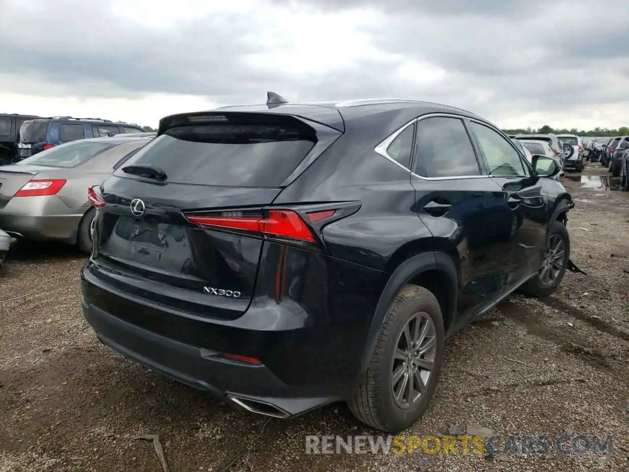 4 Фотография поврежденного автомобиля JTJYARBZXK2117685 LEXUS NX 2019