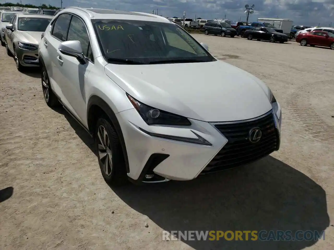 1 Photograph of a damaged car JTJYARBZXK2117749 LEXUS NX 2019