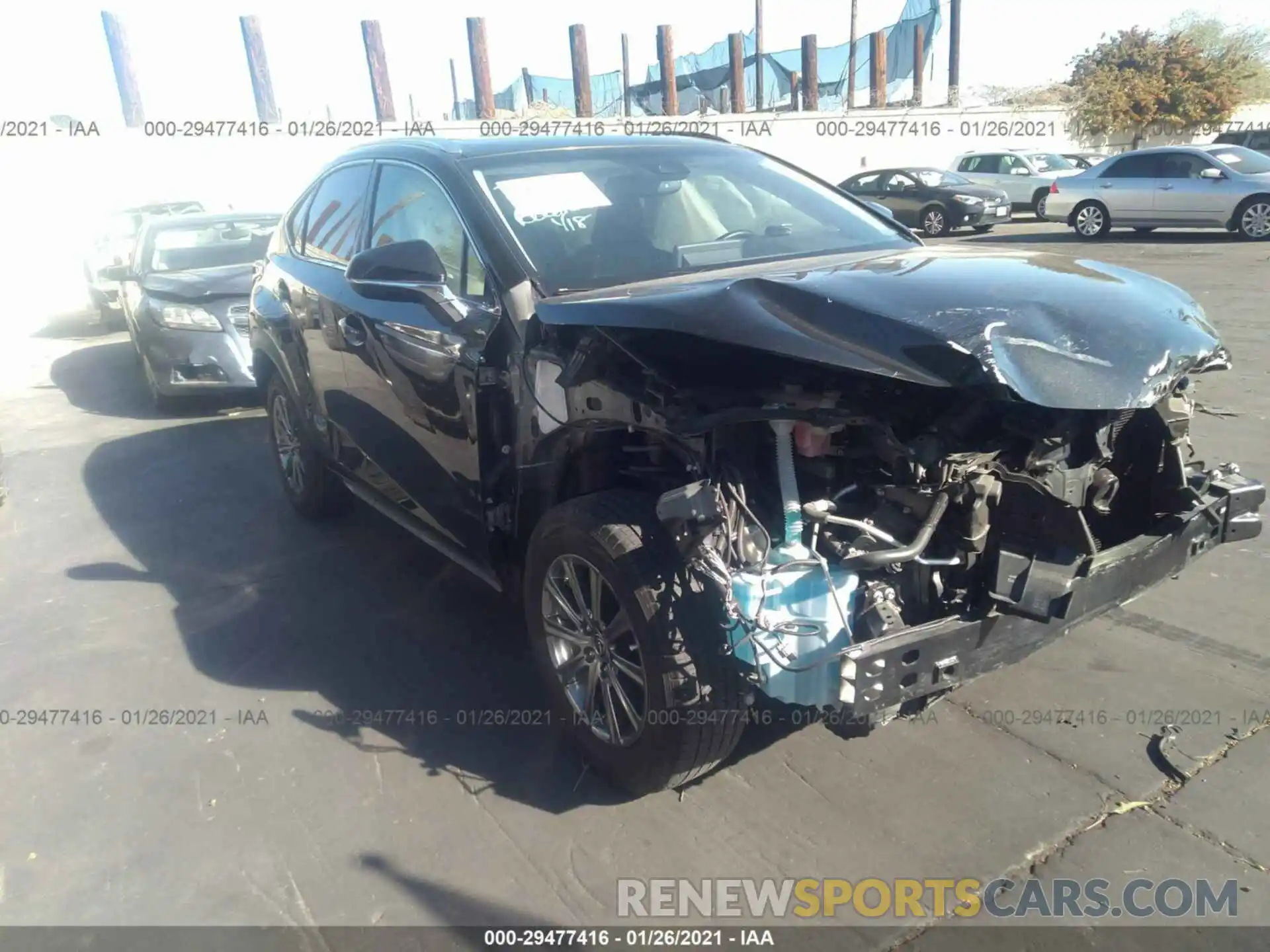 1 Photograph of a damaged car JTJYARBZXK2118058 LEXUS NX 2019