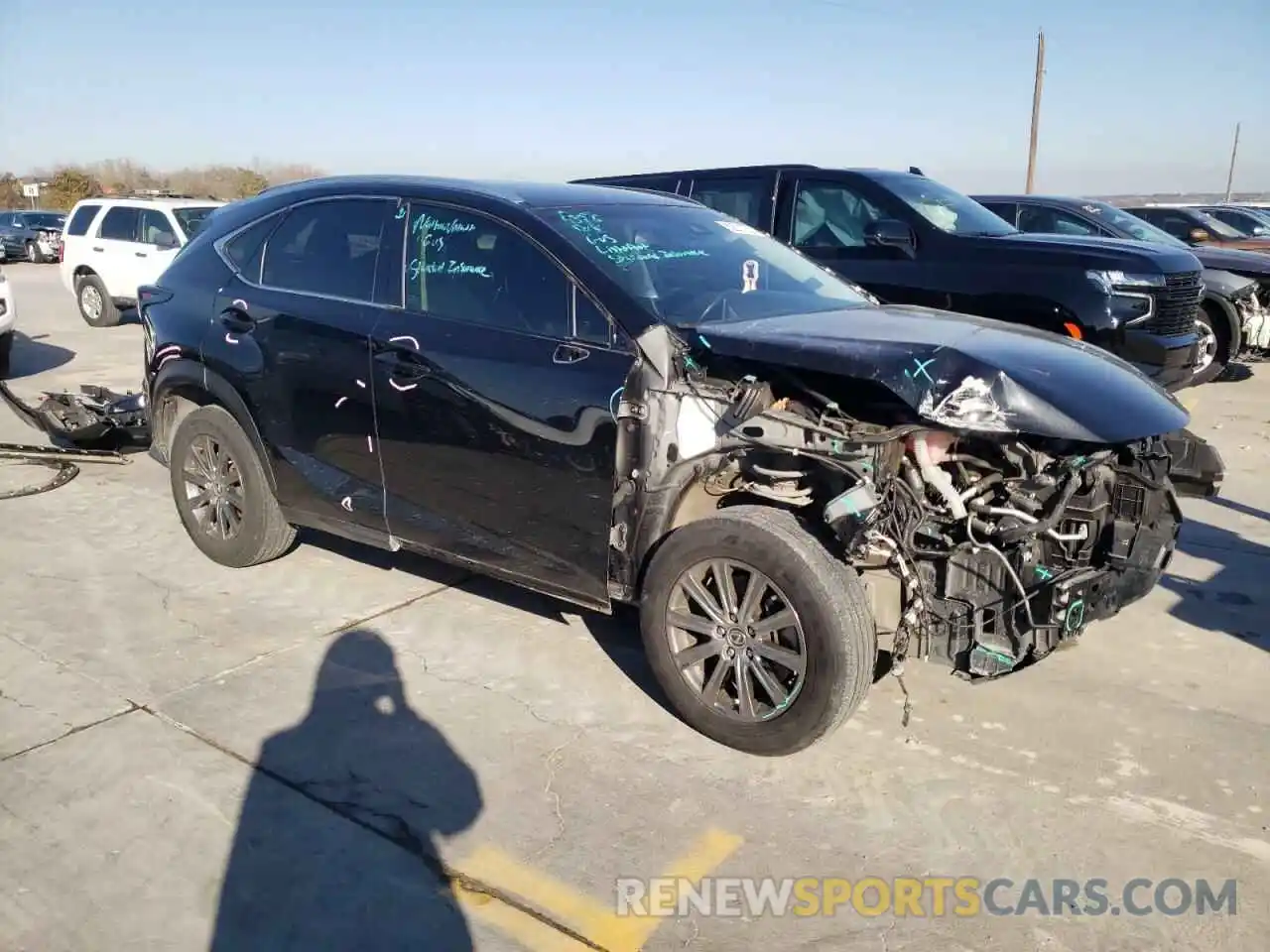 4 Photograph of a damaged car JTJYARBZXK2118285 LEXUS NX 2019