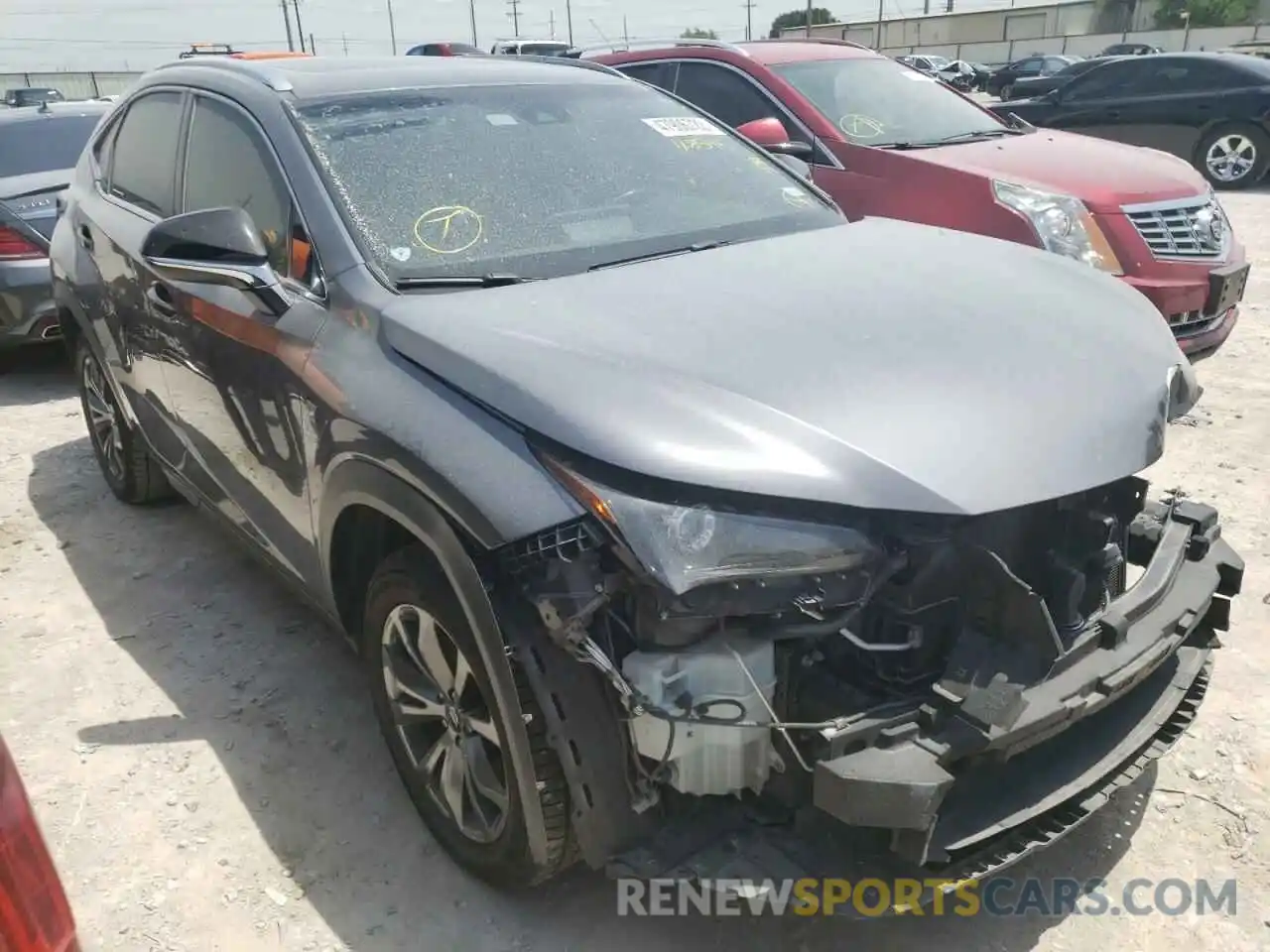 1 Photograph of a damaged car JTJYARBZXK2118545 LEXUS NX 2019