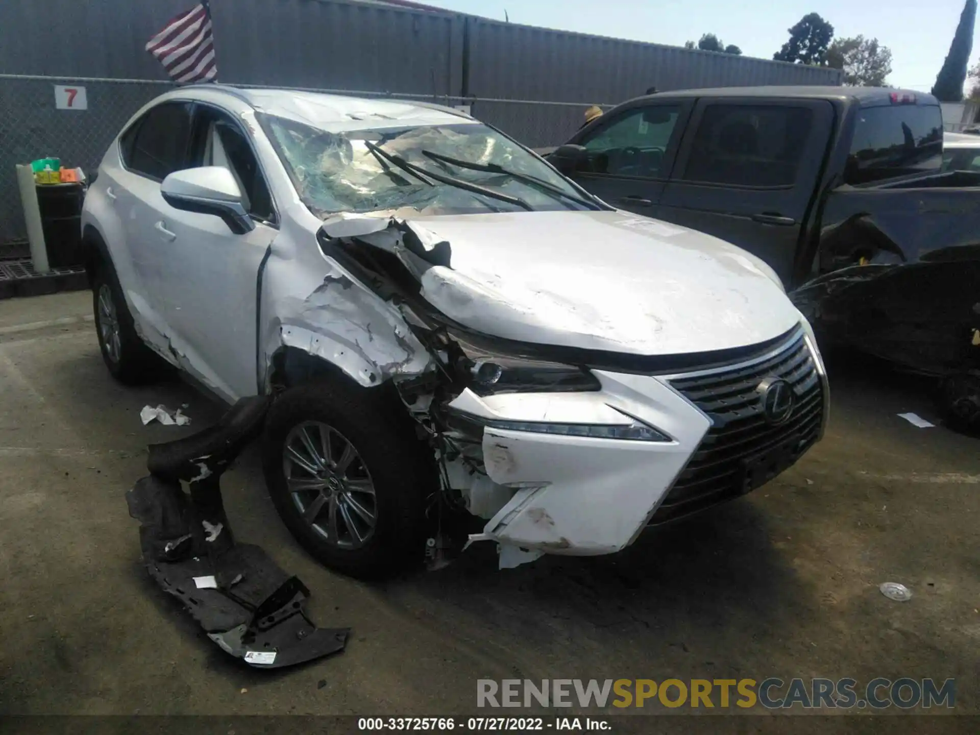 1 Photograph of a damaged car JTJYARBZXK2118920 LEXUS NX 2019