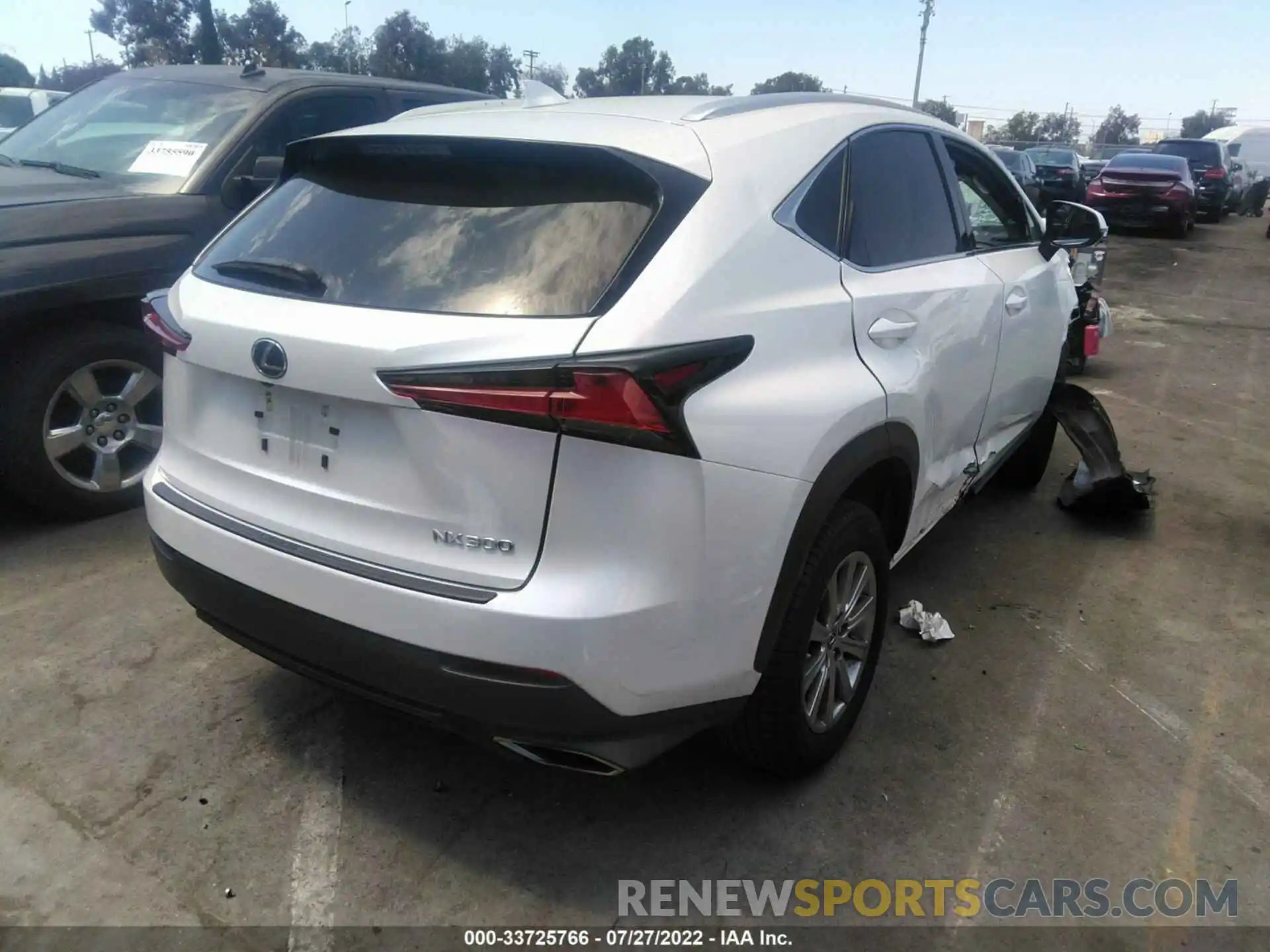 4 Фотография поврежденного автомобиля JTJYARBZXK2118920 LEXUS NX 2019