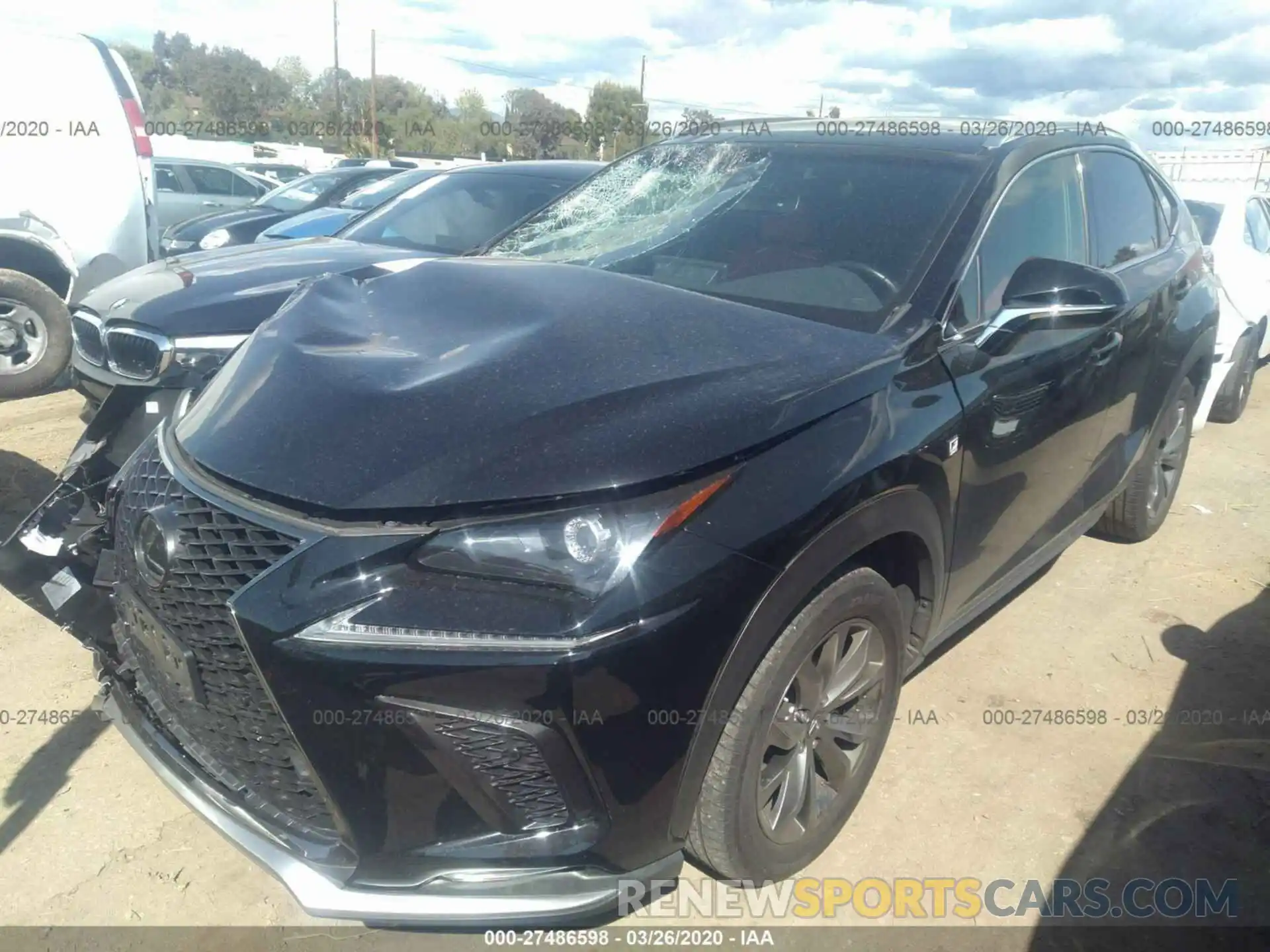 2 Фотография поврежденного автомобиля JTJYARBZXK2126418 LEXUS NX 2019