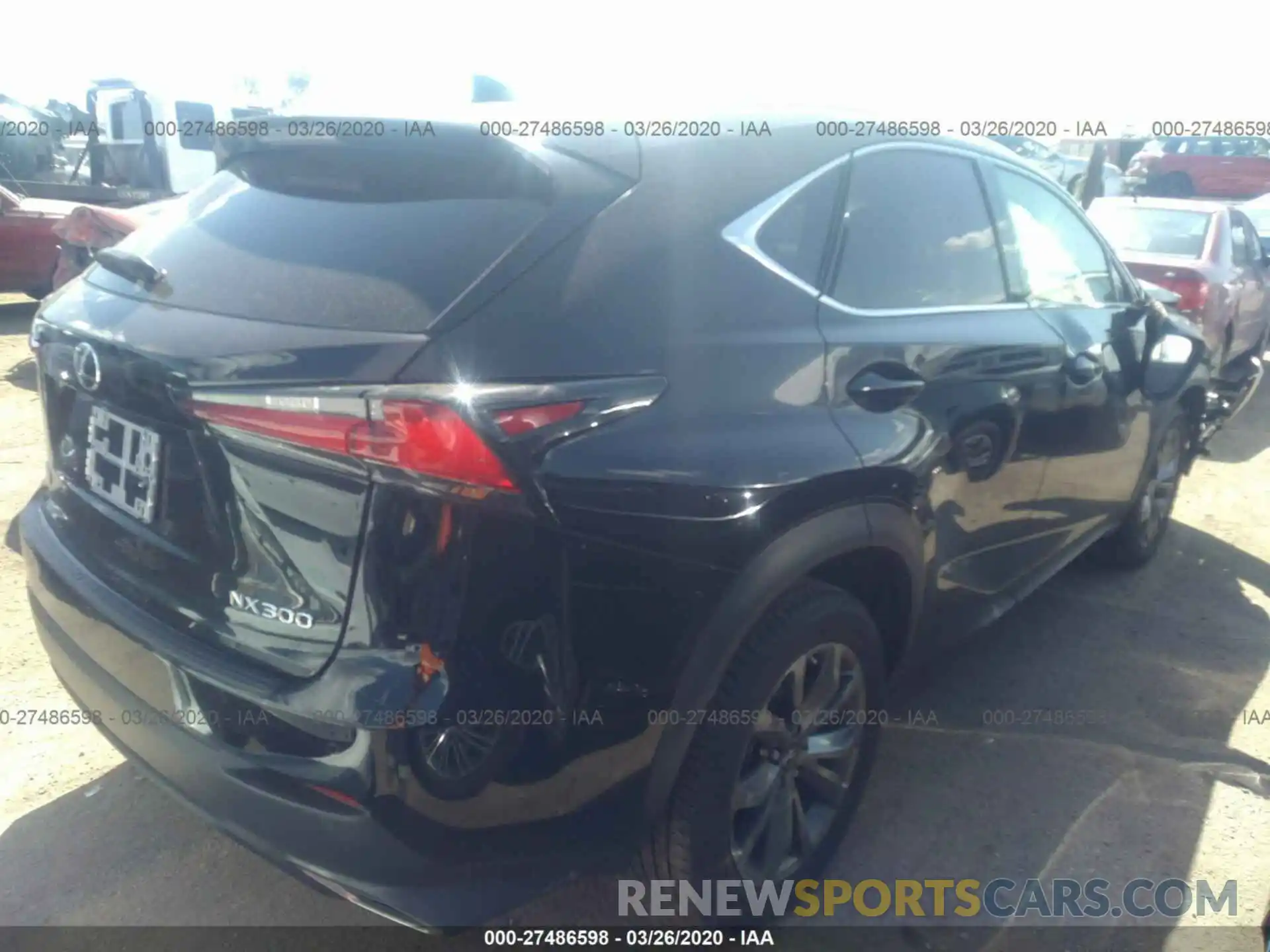 4 Фотография поврежденного автомобиля JTJYARBZXK2126418 LEXUS NX 2019