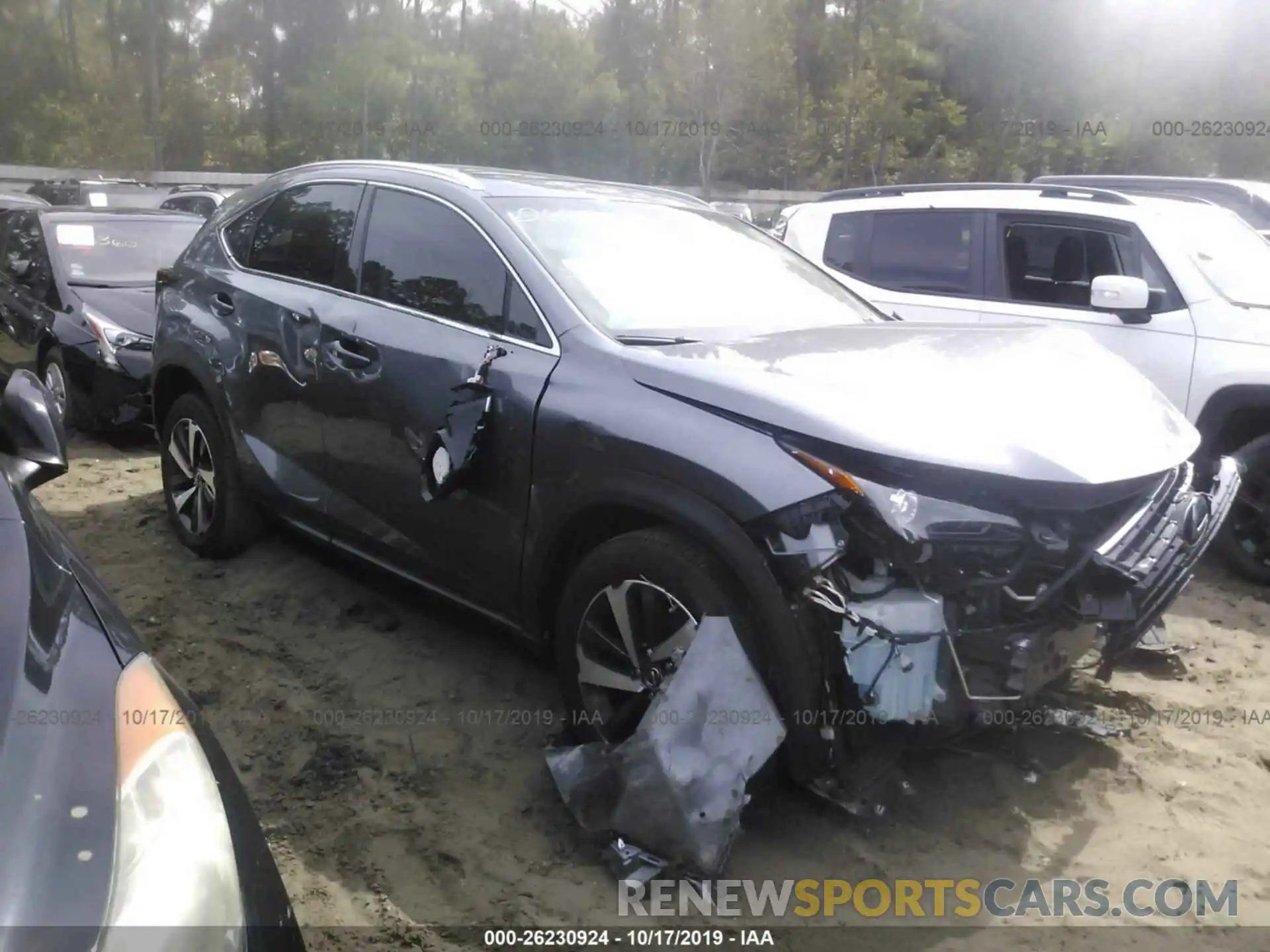 1 Photograph of a damaged car JTJYARBZXK2129609 LEXUS NX 2019