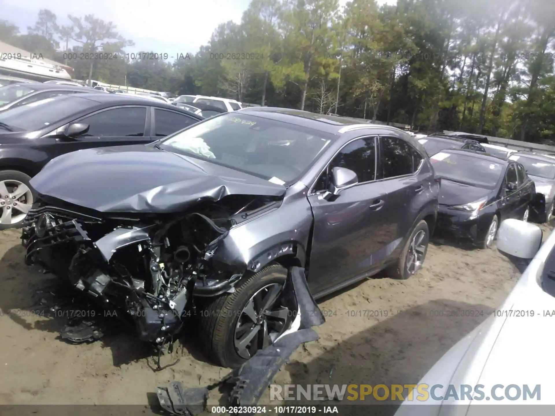 2 Photograph of a damaged car JTJYARBZXK2129609 LEXUS NX 2019