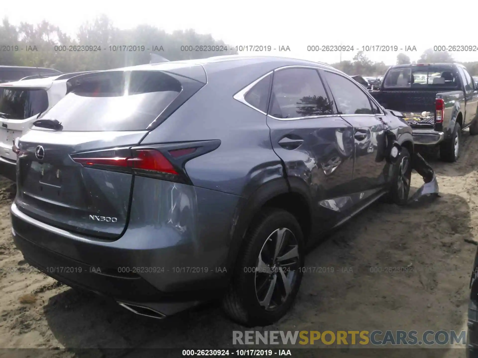 4 Фотография поврежденного автомобиля JTJYARBZXK2129609 LEXUS NX 2019