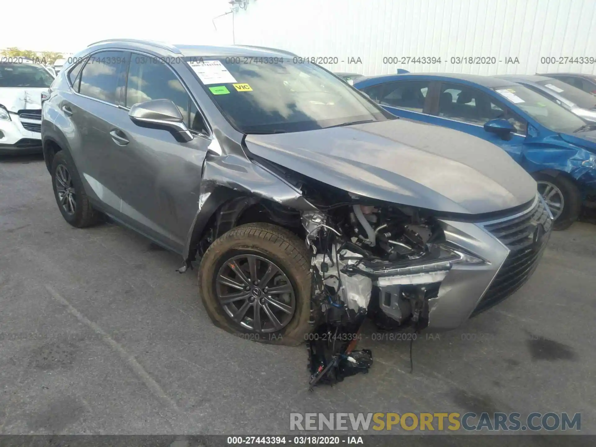 1 Photograph of a damaged car JTJYARBZXK2131215 LEXUS NX 2019