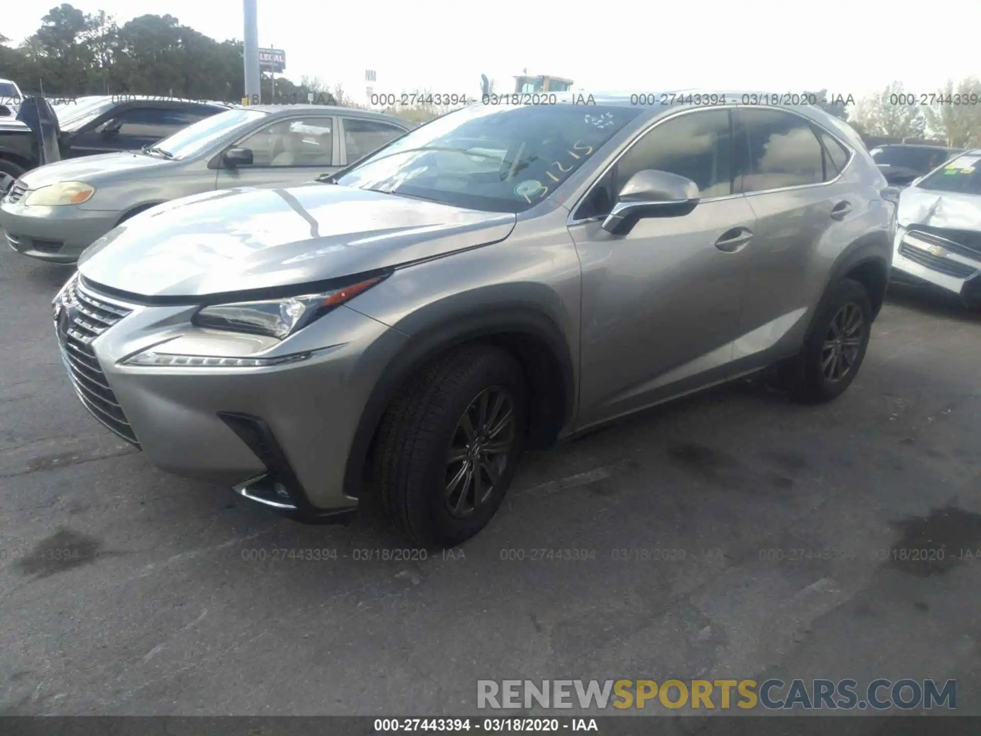 2 Фотография поврежденного автомобиля JTJYARBZXK2131215 LEXUS NX 2019