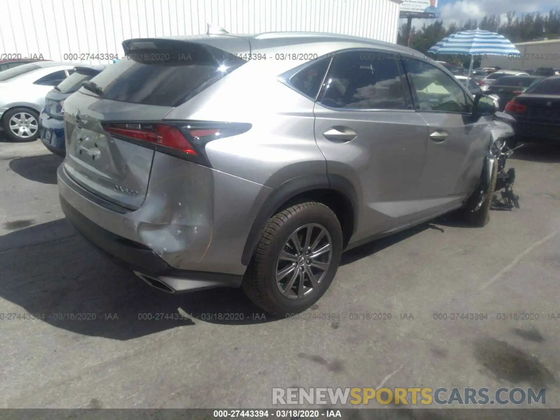 4 Фотография поврежденного автомобиля JTJYARBZXK2131215 LEXUS NX 2019