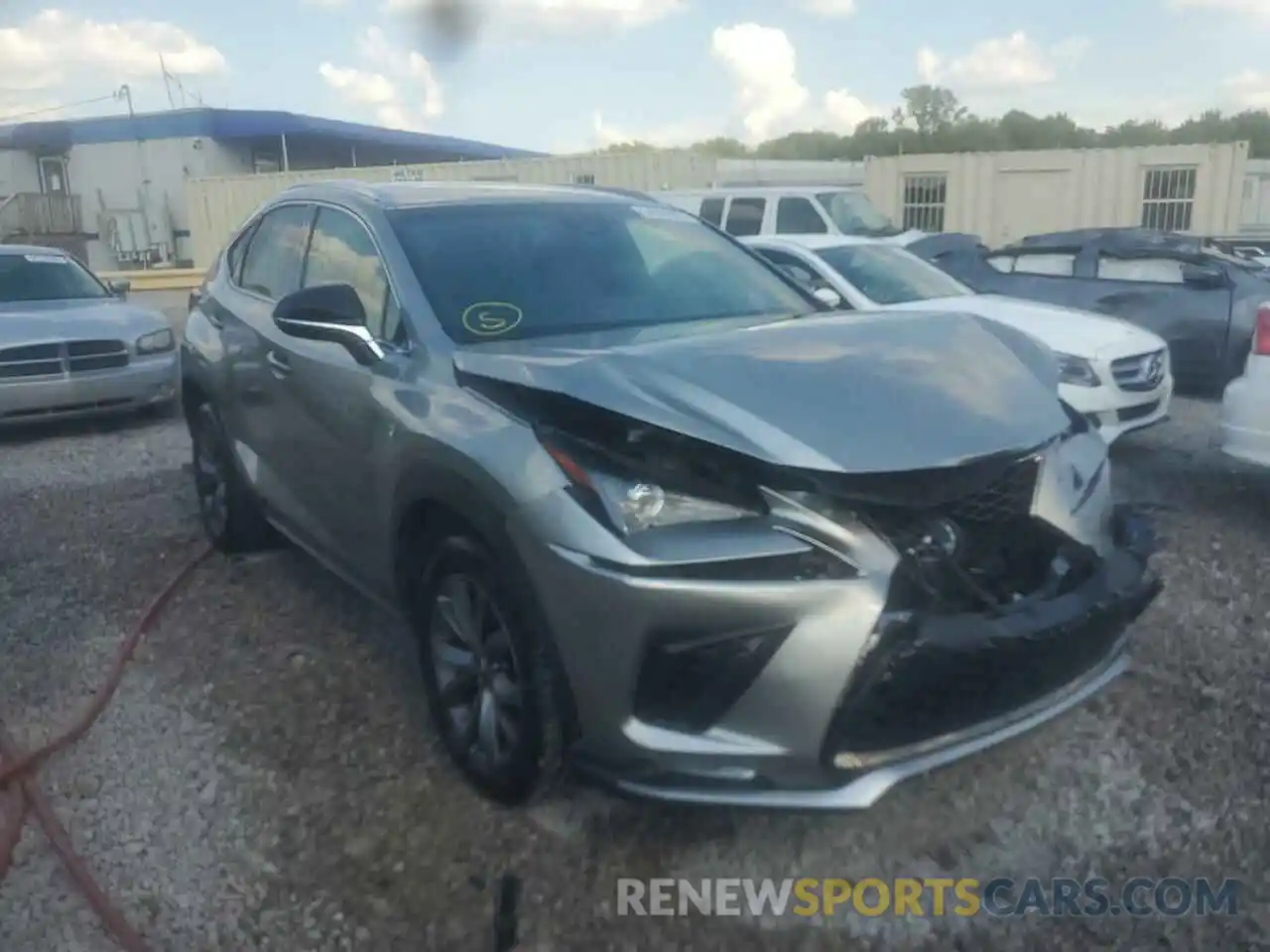 1 Photograph of a damaged car JTJYARBZXK2132848 LEXUS NX 2019