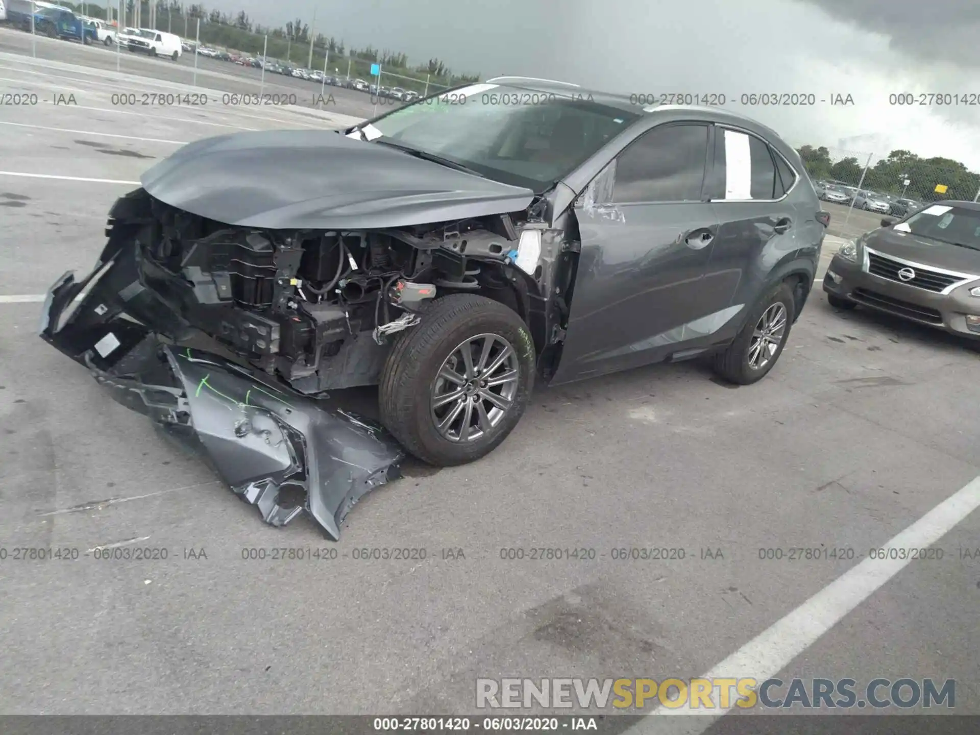 2 Photograph of a damaged car JTJYARBZXK2139931 LEXUS NX 2019