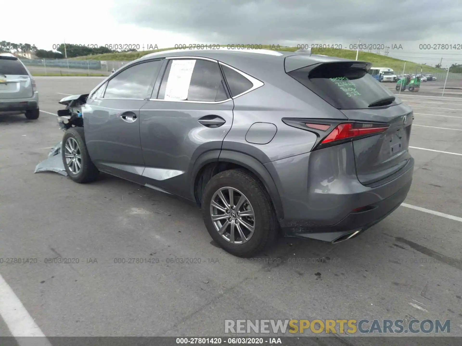 3 Фотография поврежденного автомобиля JTJYARBZXK2139931 LEXUS NX 2019