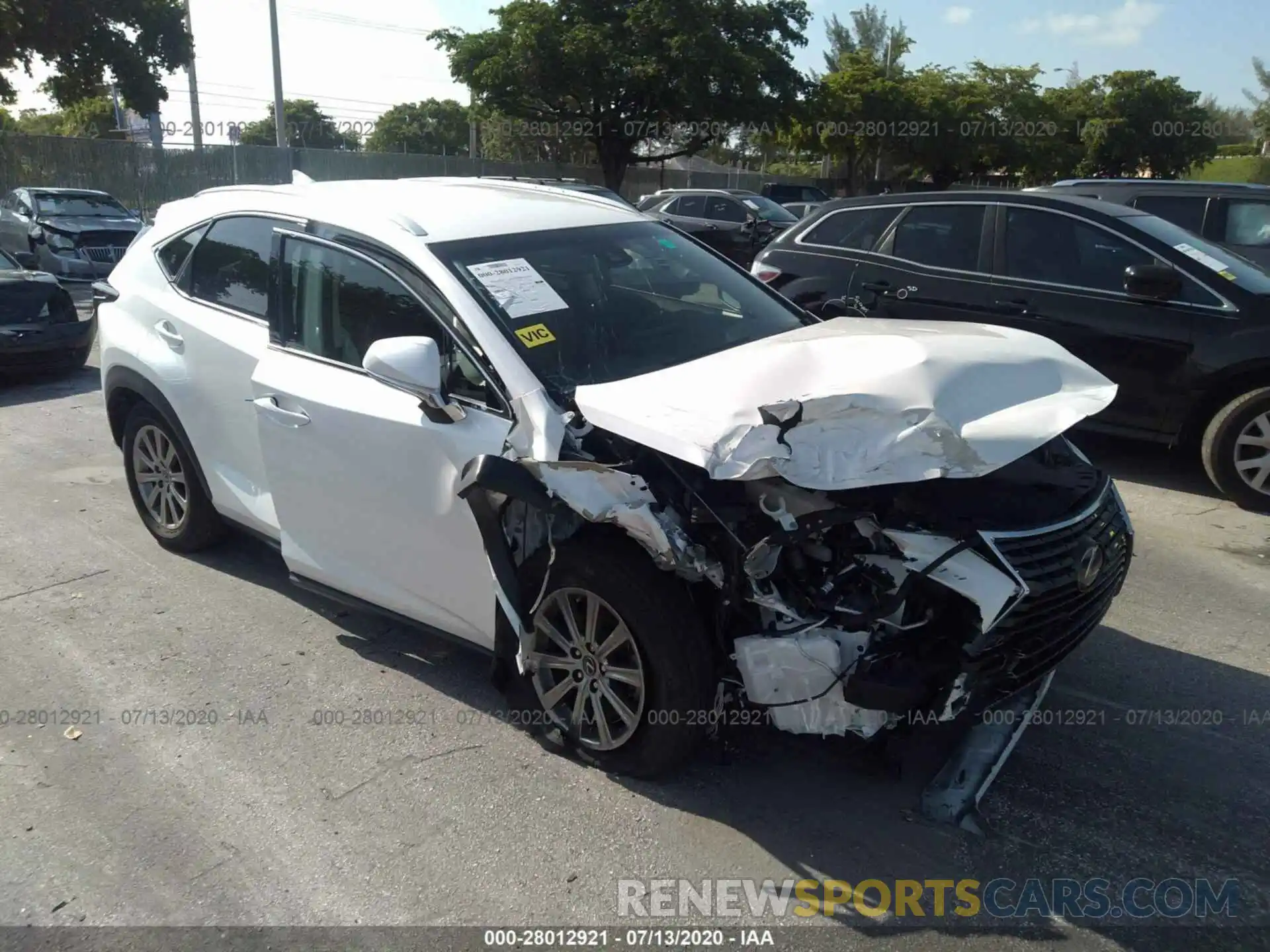 1 Photograph of a damaged car JTJYARBZXK2139959 LEXUS NX 2019