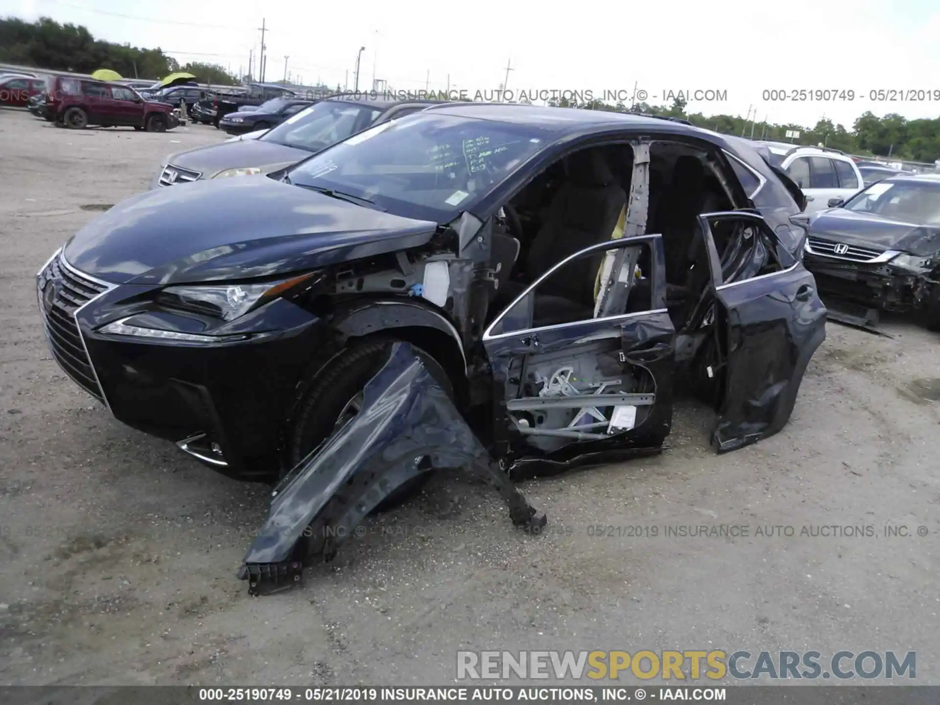 2 Photograph of a damaged car JTJYARBZXK2140898 LEXUS NX 2019