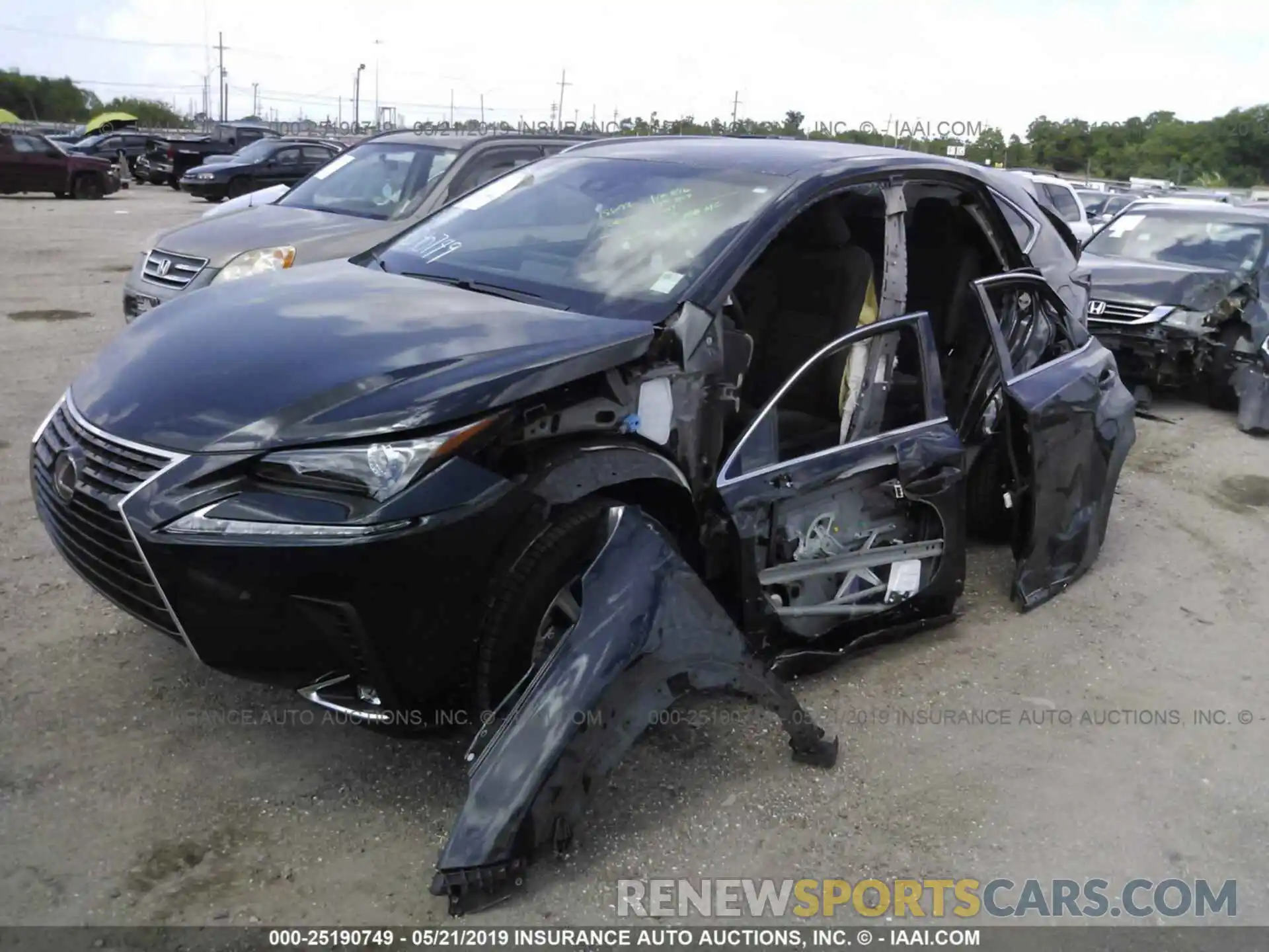 6 Фотография поврежденного автомобиля JTJYARBZXK2140898 LEXUS NX 2019