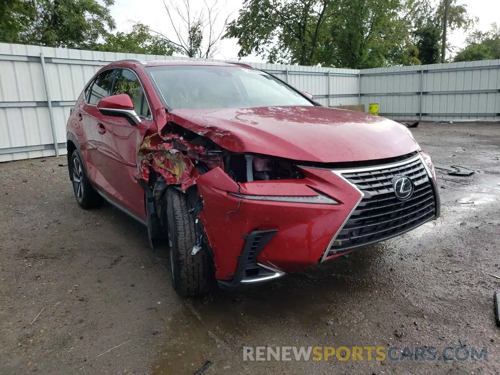 1 Photograph of a damaged car JTJYARBZXK2142022 LEXUS NX 2019