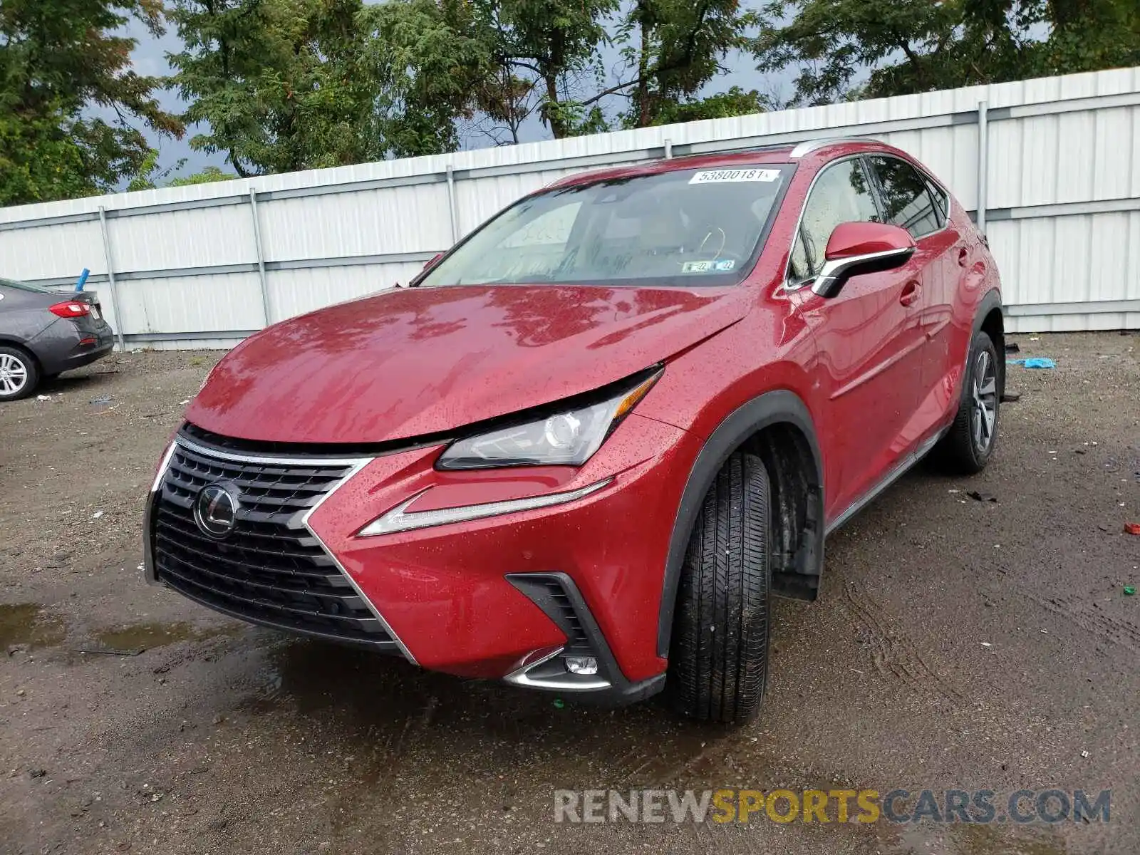 2 Фотография поврежденного автомобиля JTJYARBZXK2142022 LEXUS NX 2019