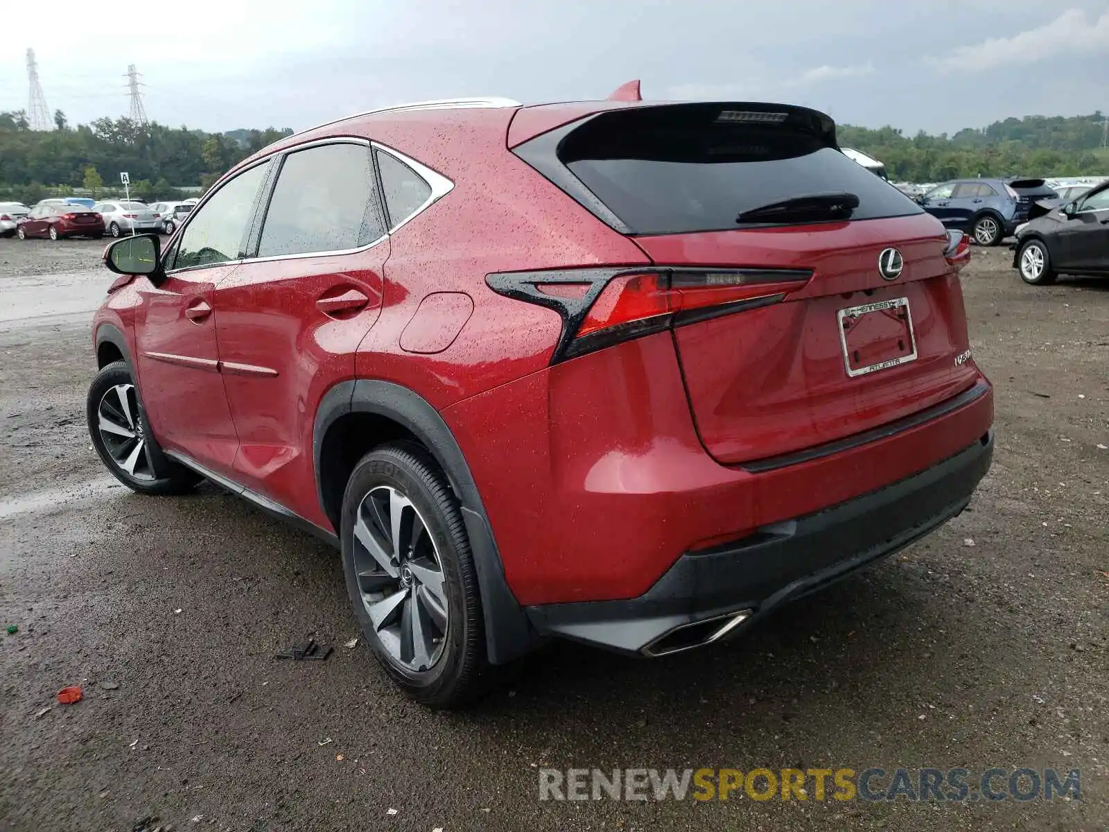 3 Photograph of a damaged car JTJYARBZXK2142022 LEXUS NX 2019