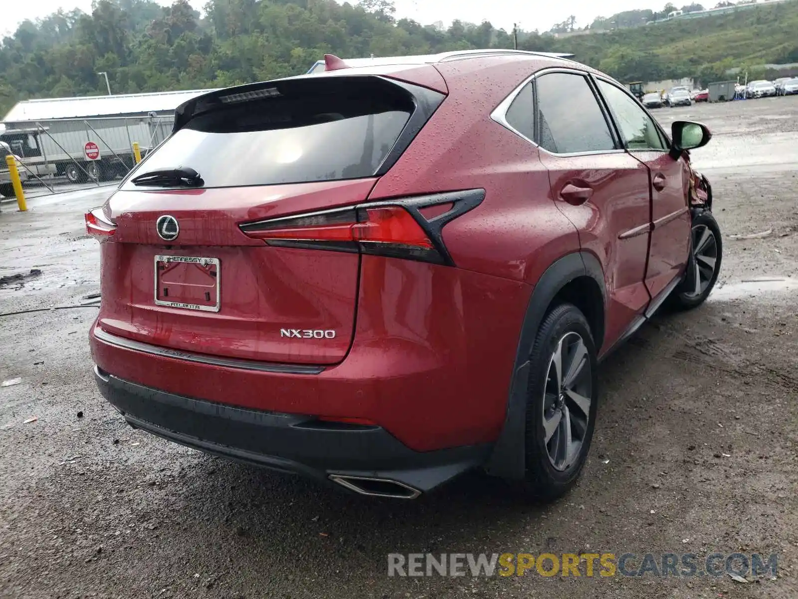 4 Фотография поврежденного автомобиля JTJYARBZXK2142022 LEXUS NX 2019