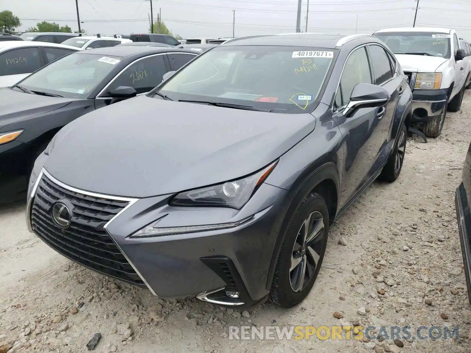 2 Фотография поврежденного автомобиля JTJYARBZXK2144241 LEXUS NX 2019