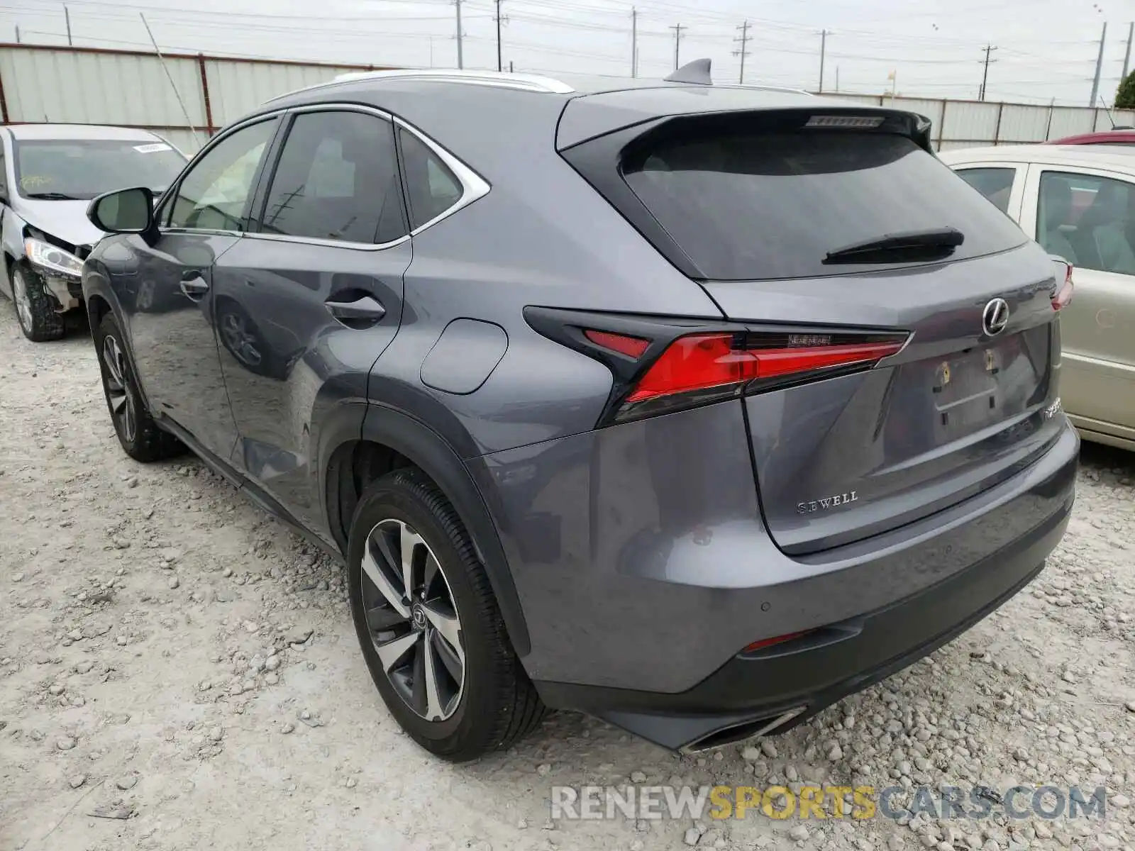 3 Фотография поврежденного автомобиля JTJYARBZXK2144241 LEXUS NX 2019