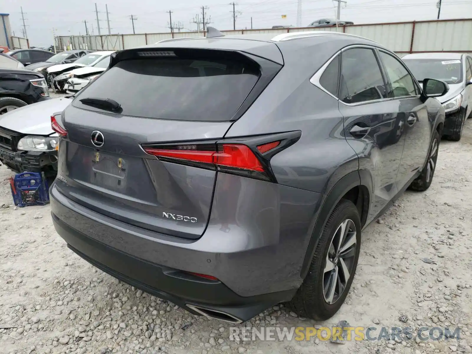 4 Фотография поврежденного автомобиля JTJYARBZXK2144241 LEXUS NX 2019