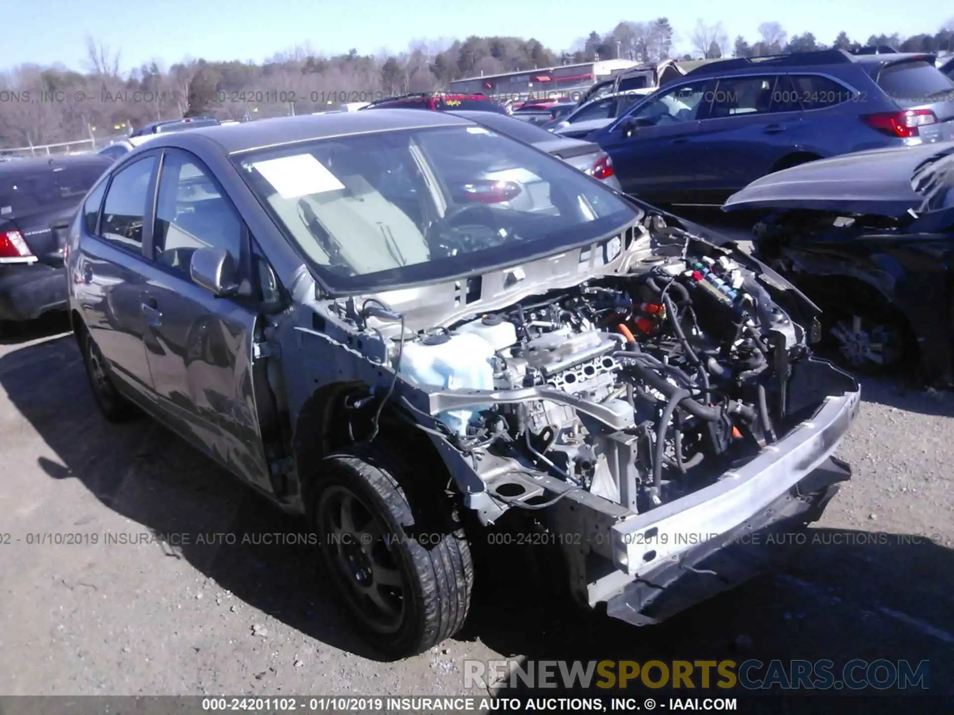 1 Photograph of a damaged car JTJYARBZXK2144319 LEXUS NX 2019