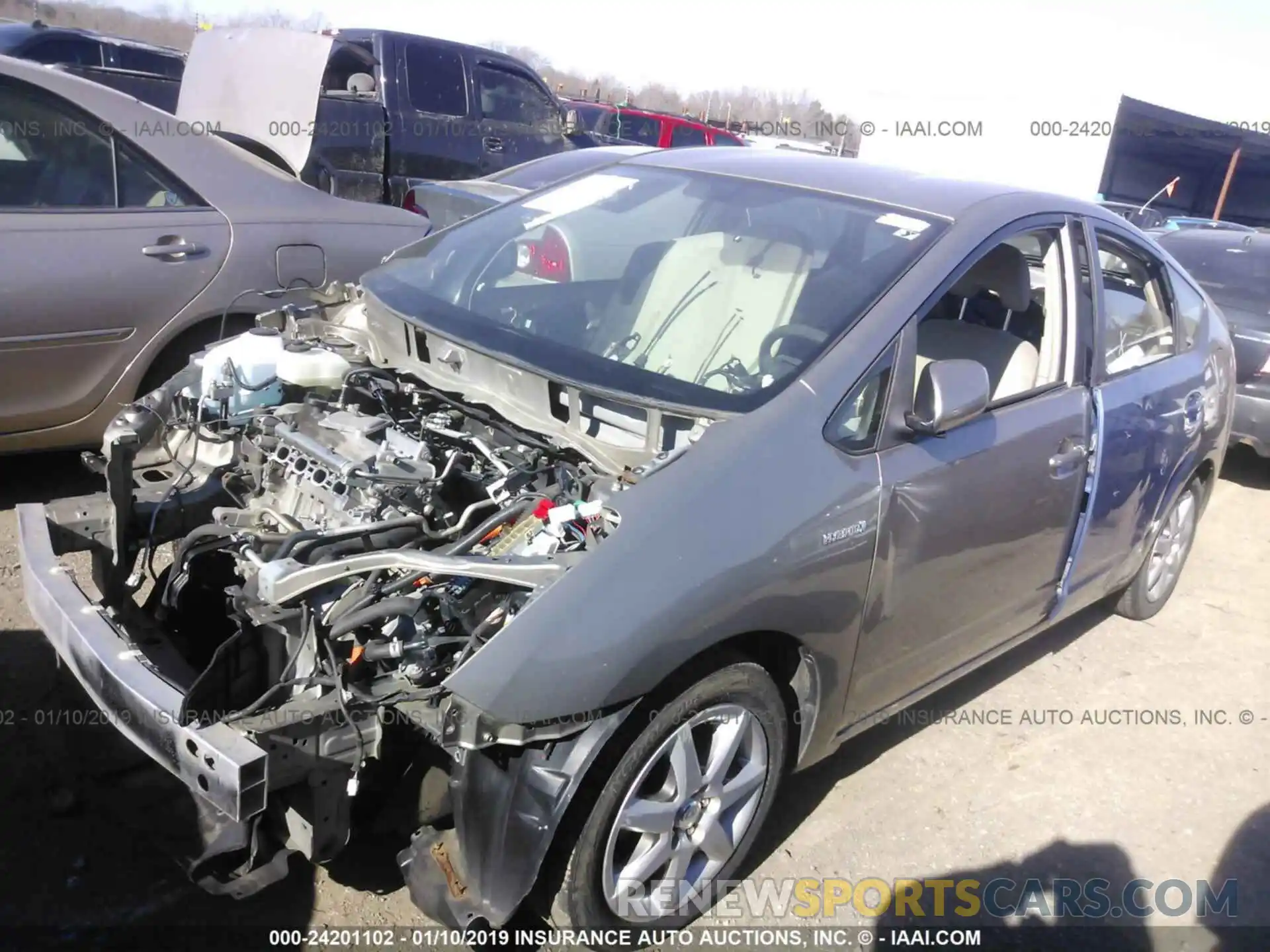 2 Фотография поврежденного автомобиля JTJYARBZXK2144319 LEXUS NX 2019