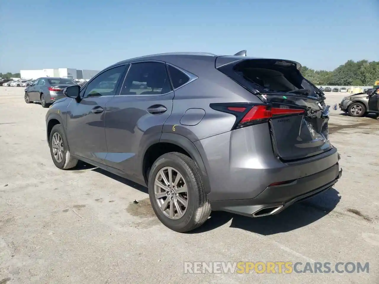 3 Фотография поврежденного автомобиля JTJYARBZXK2144403 LEXUS NX 2019