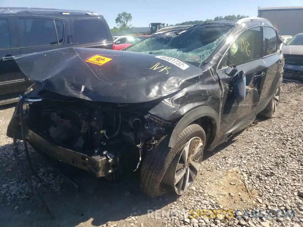 2 Photograph of a damaged car JTJYARBZXK2144515 LEXUS NX 2019