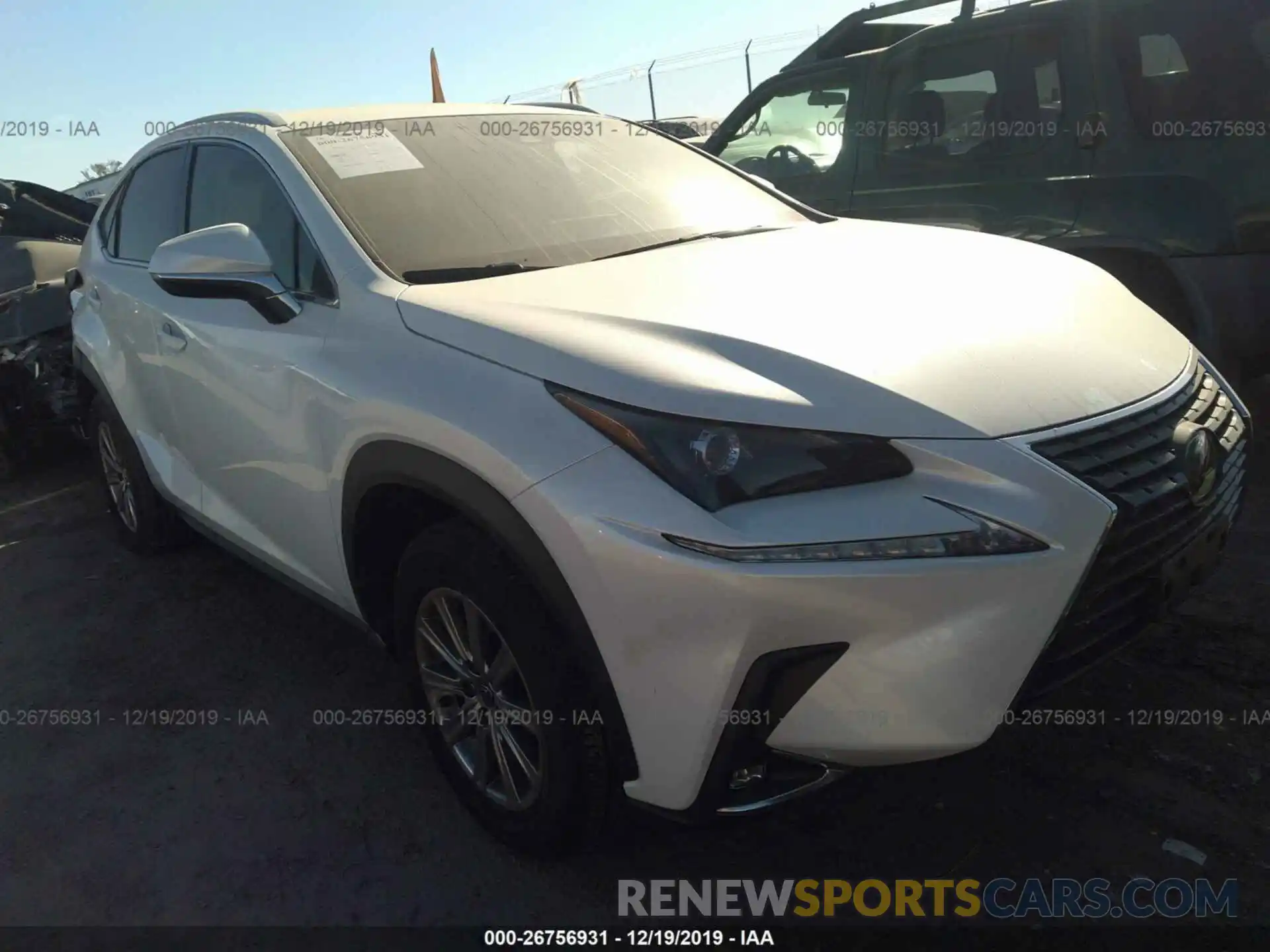 1 Photograph of a damaged car JTJYARBZXK2146975 LEXUS NX 2019