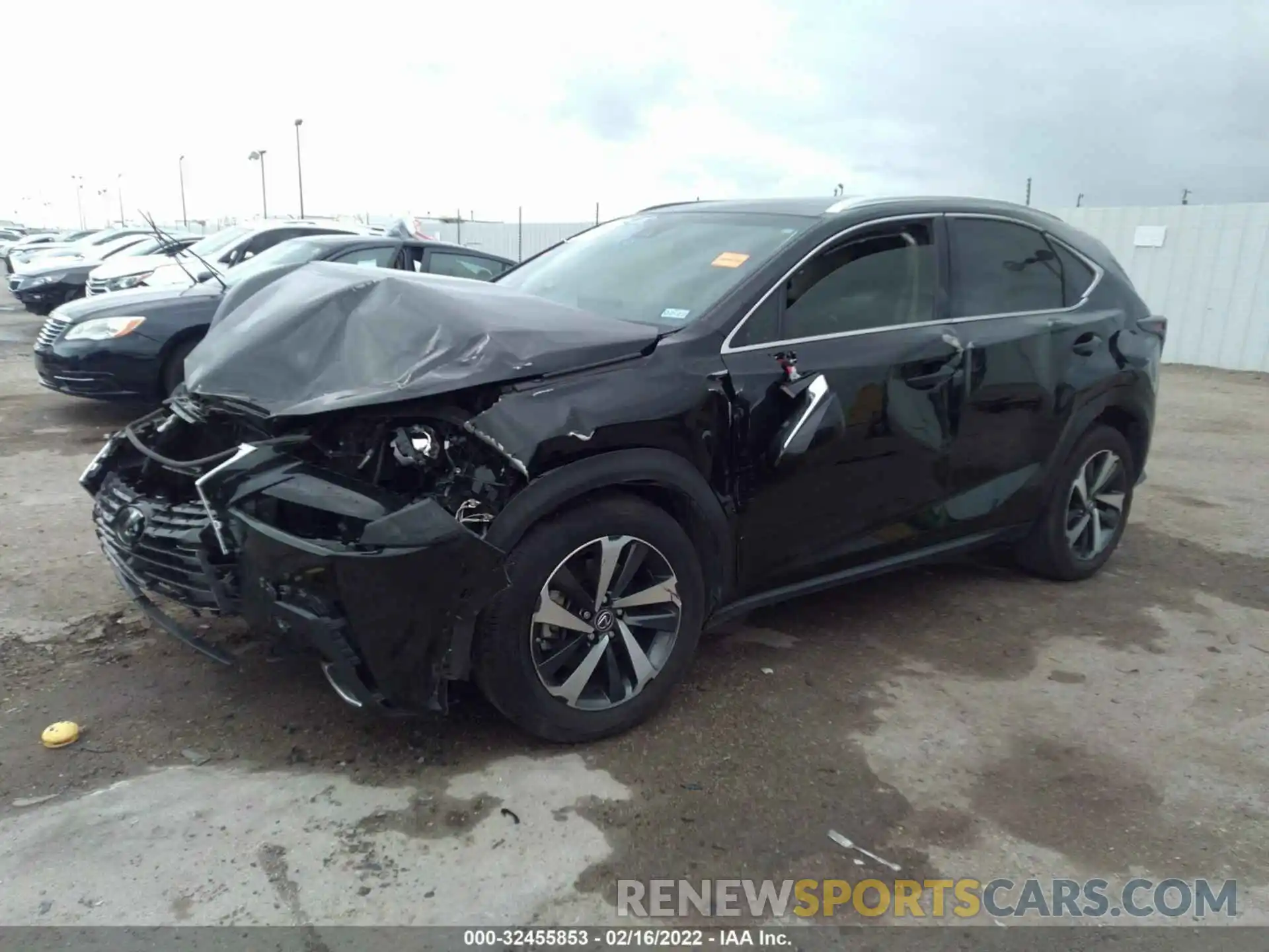 2 Фотография поврежденного автомобиля JTJYARBZXK2148189 LEXUS NX 2019