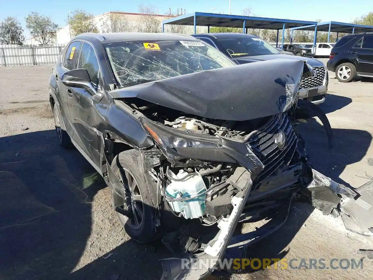 1 Photograph of a damaged car JTJYARBZXK2149360 LEXUS NX 2019