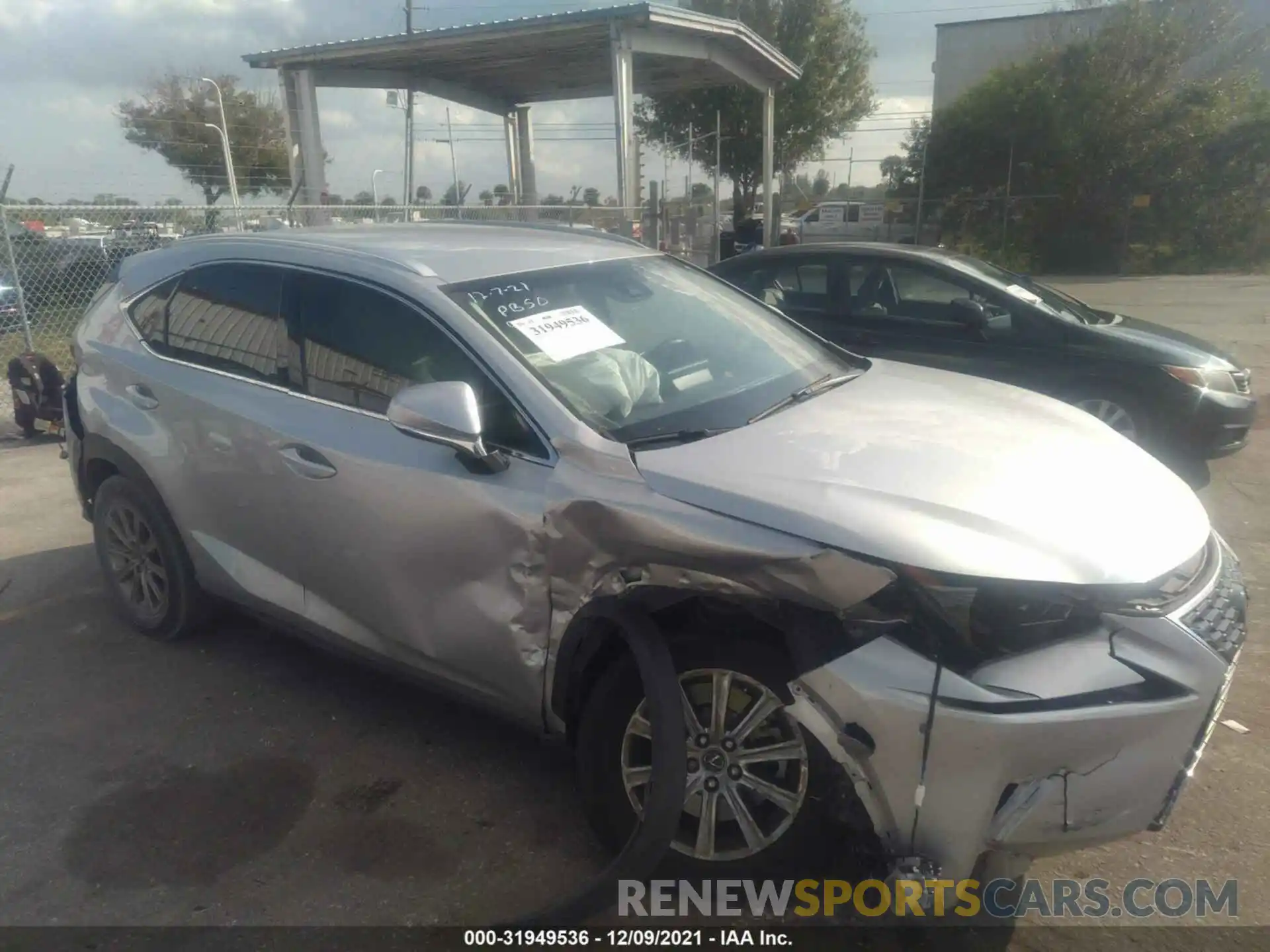 1 Photograph of a damaged car JTJYARBZXK2149603 LEXUS NX 2019