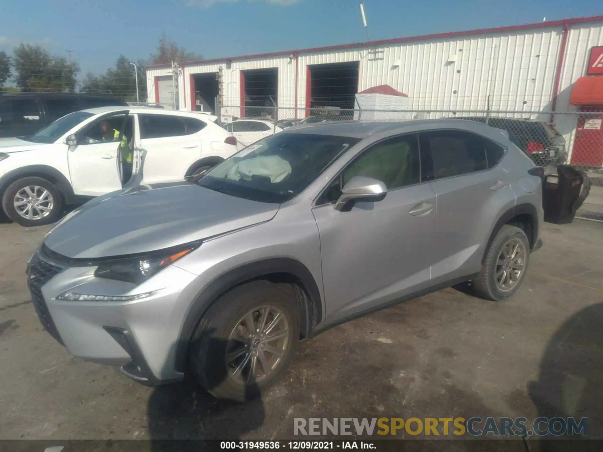 2 Photograph of a damaged car JTJYARBZXK2149603 LEXUS NX 2019