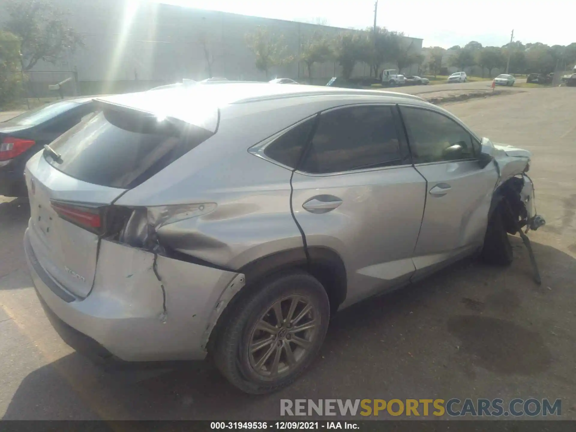 4 Фотография поврежденного автомобиля JTJYARBZXK2149603 LEXUS NX 2019