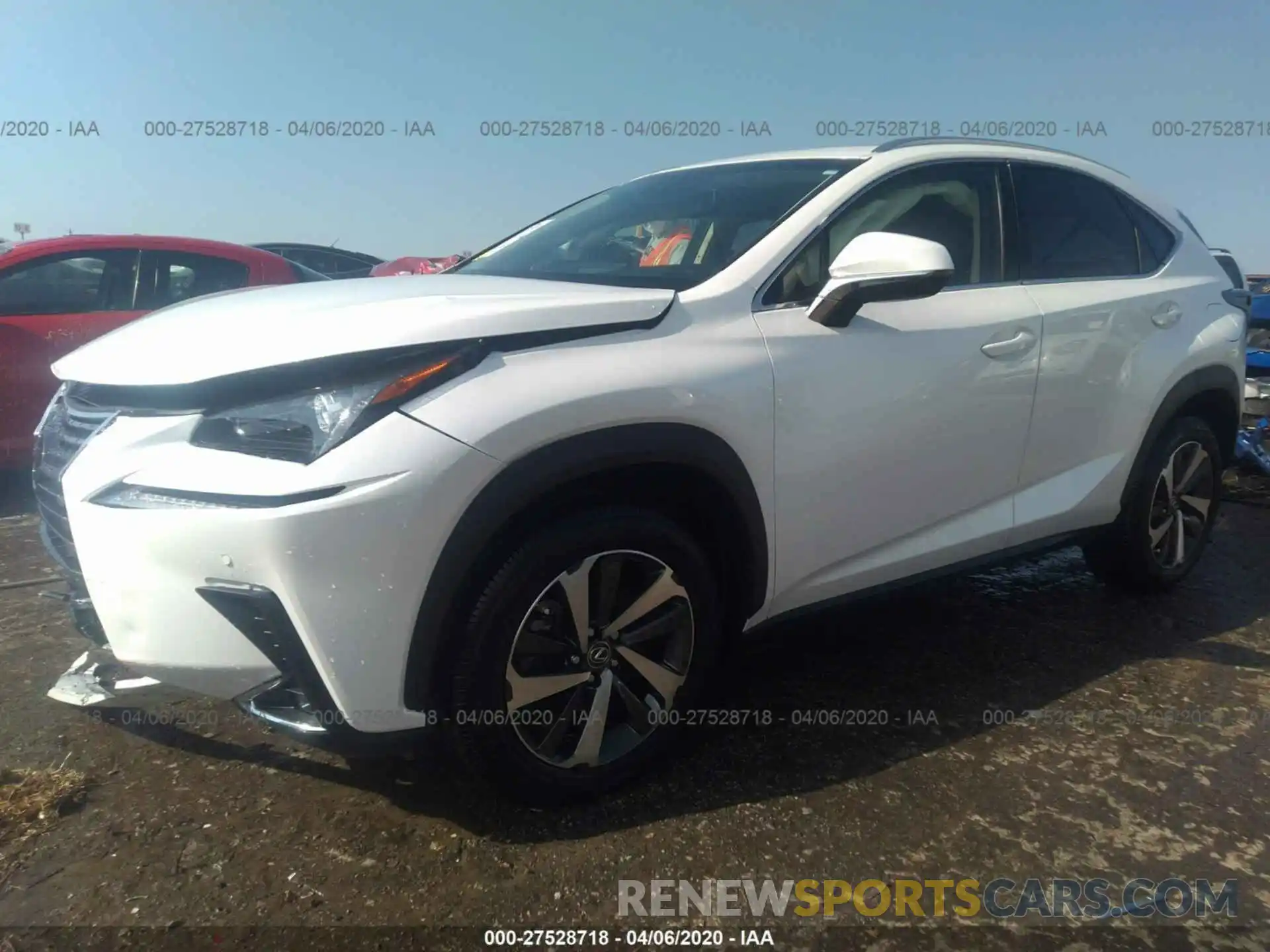 2 Photograph of a damaged car JTJYARBZXK2153974 LEXUS NX 2019