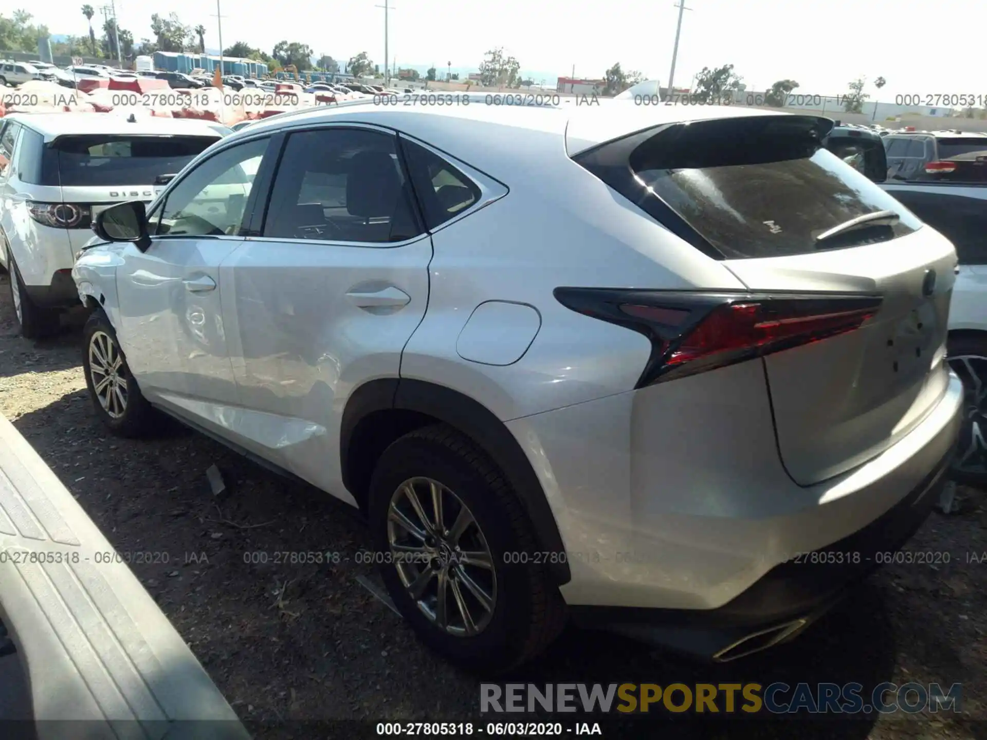 3 Photograph of a damaged car JTJAARBZ0L5004992 LEXUS NX 2020