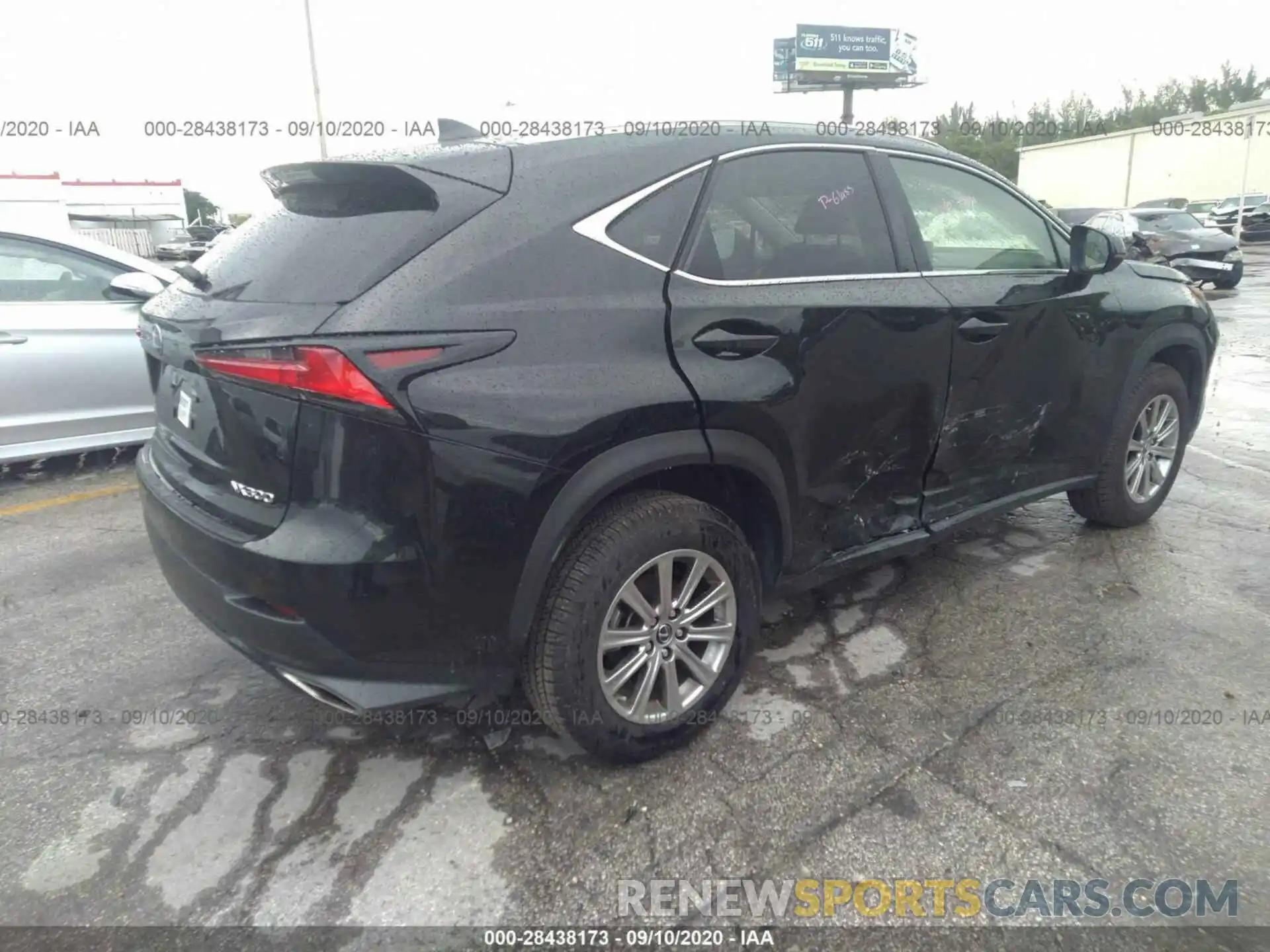 4 Фотография поврежденного автомобиля JTJAARBZ0L5011201 LEXUS NX 2020