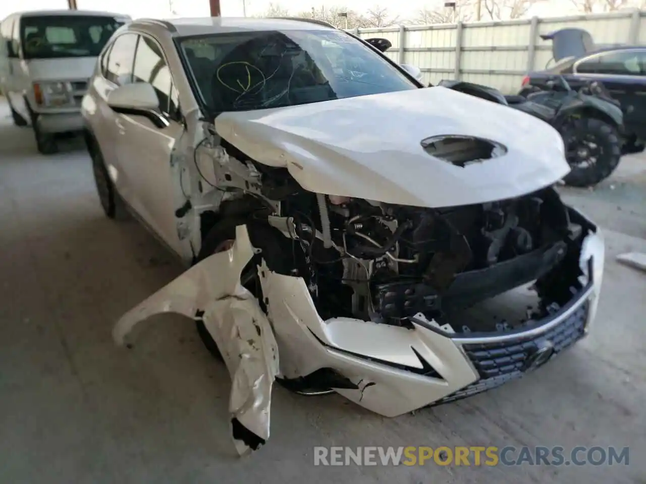 1 Photograph of a damaged car JTJAARBZ0L5012266 LEXUS NX 2020