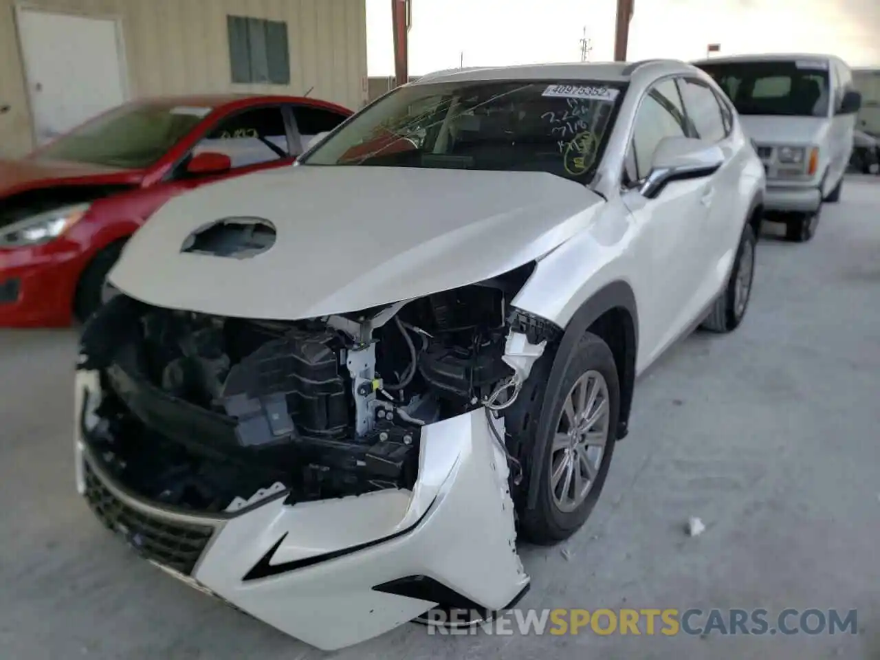 2 Photograph of a damaged car JTJAARBZ0L5012266 LEXUS NX 2020