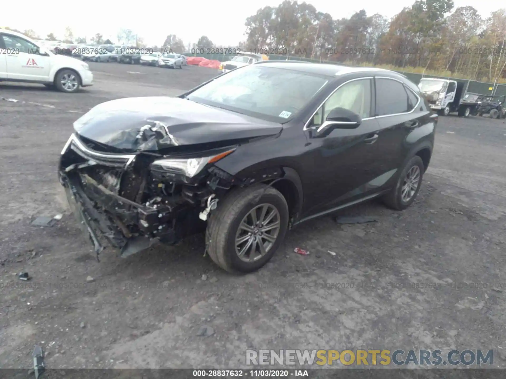 2 Фотография поврежденного автомобиля JTJAARBZ1L2158290 LEXUS NX 2020