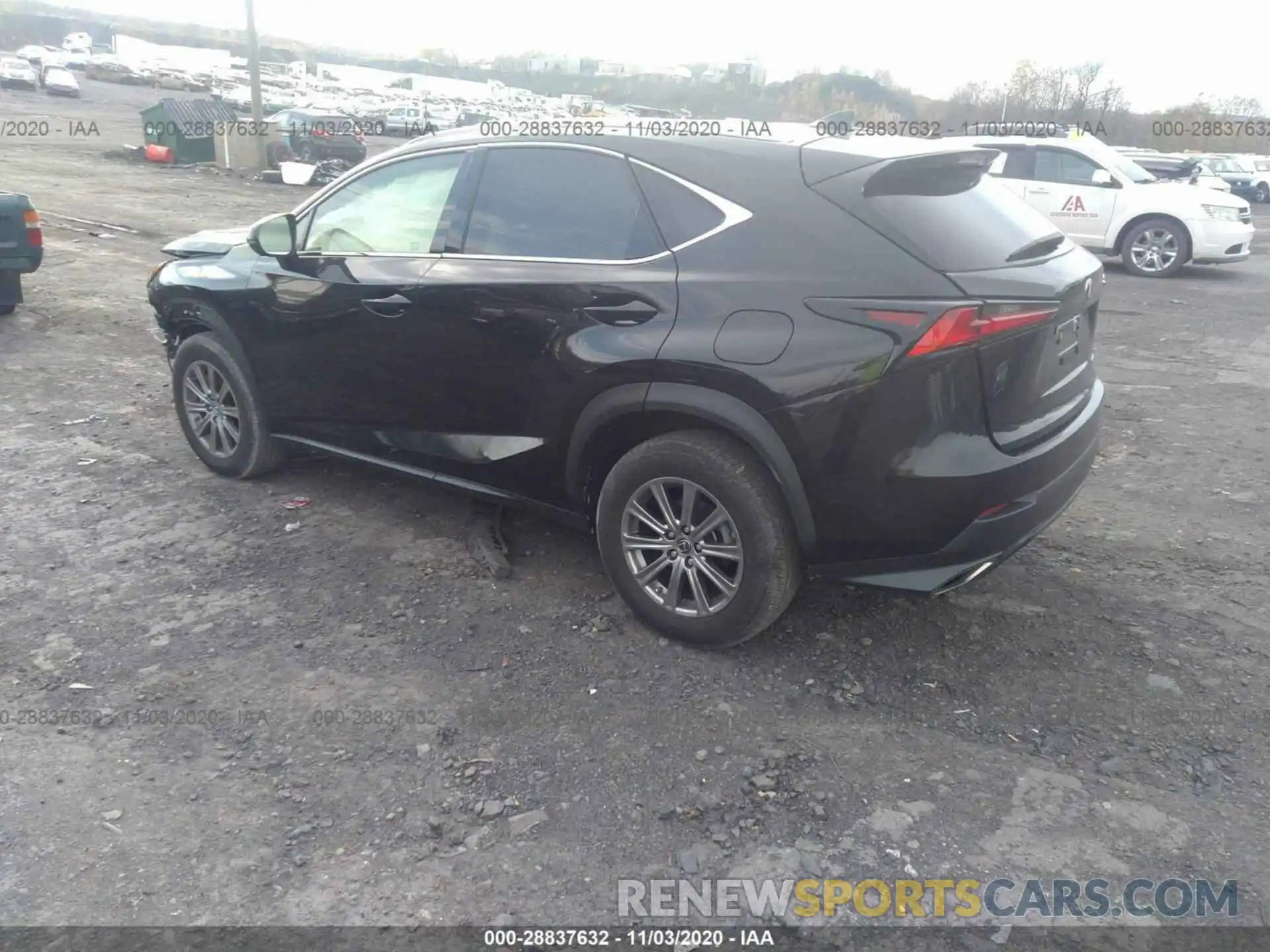 3 Фотография поврежденного автомобиля JTJAARBZ1L2158290 LEXUS NX 2020